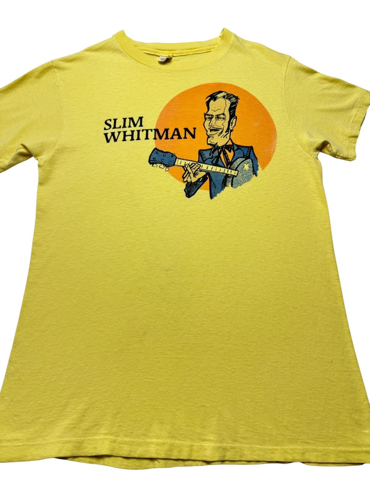 Vintage Vintage 1970’s Slim Whitman Band Tee Shirt Size US M / EU 48-50 / 2 - 3 Thumbnail