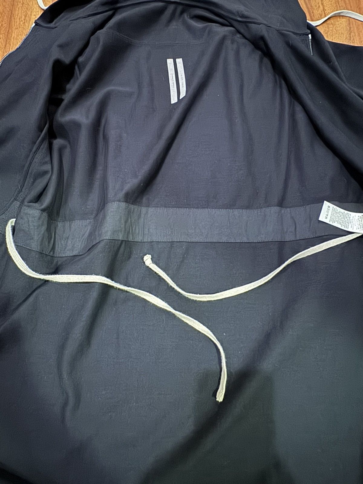 Rick Owens Rick Owens Long Zipped Hoodie Black size M Size US M / EU 48-50 / 2 - 4 Thumbnail