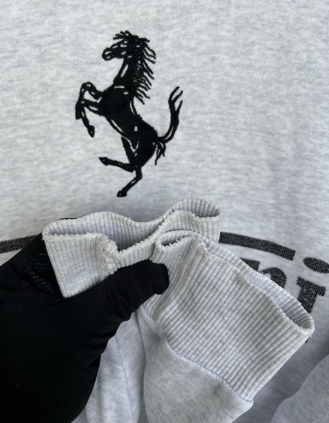 Vintage Vintage 80s Ferrari Sweatshirt Ferrari Distressed Medium Size US M / EU 48-50 / 2 - 11 Thumbnail