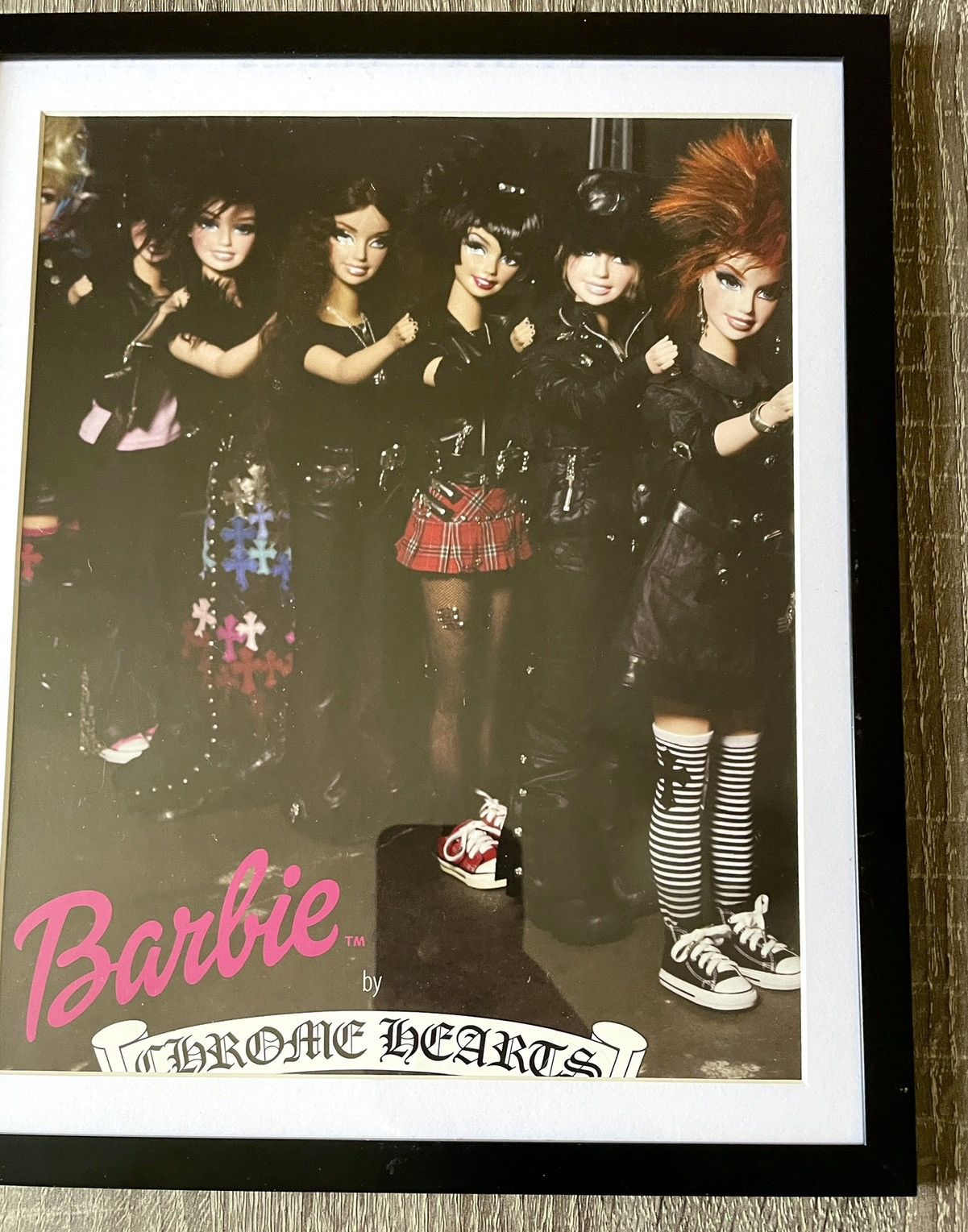 Chrome Hearts Chrome Hearts Barbie Poster framed 9x11 Size ONE SIZE - 2 Thumbnail