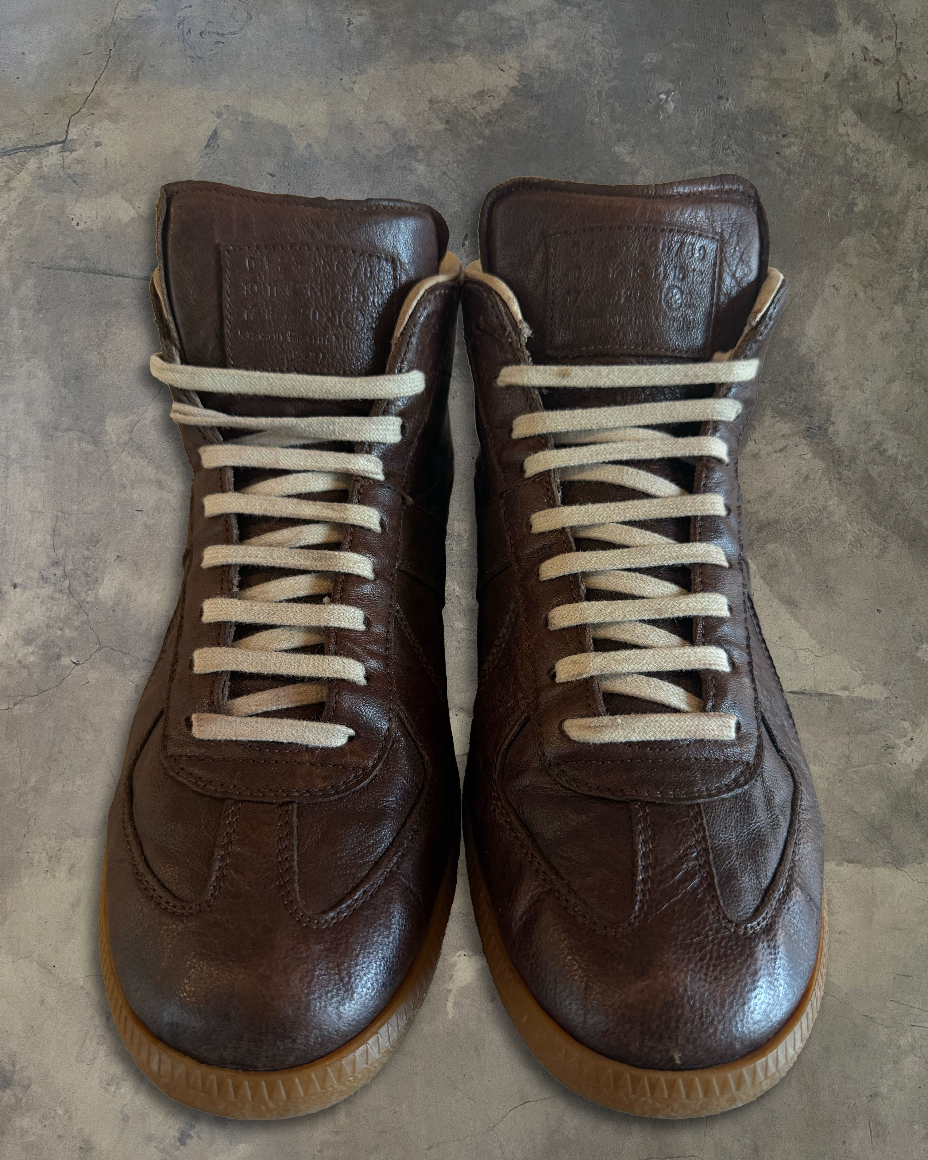 Maison Margiela MAISON MARTIN MARGIELA HIGH TOP GATS Size US 11 / EU 44 - 2 Thumbnail