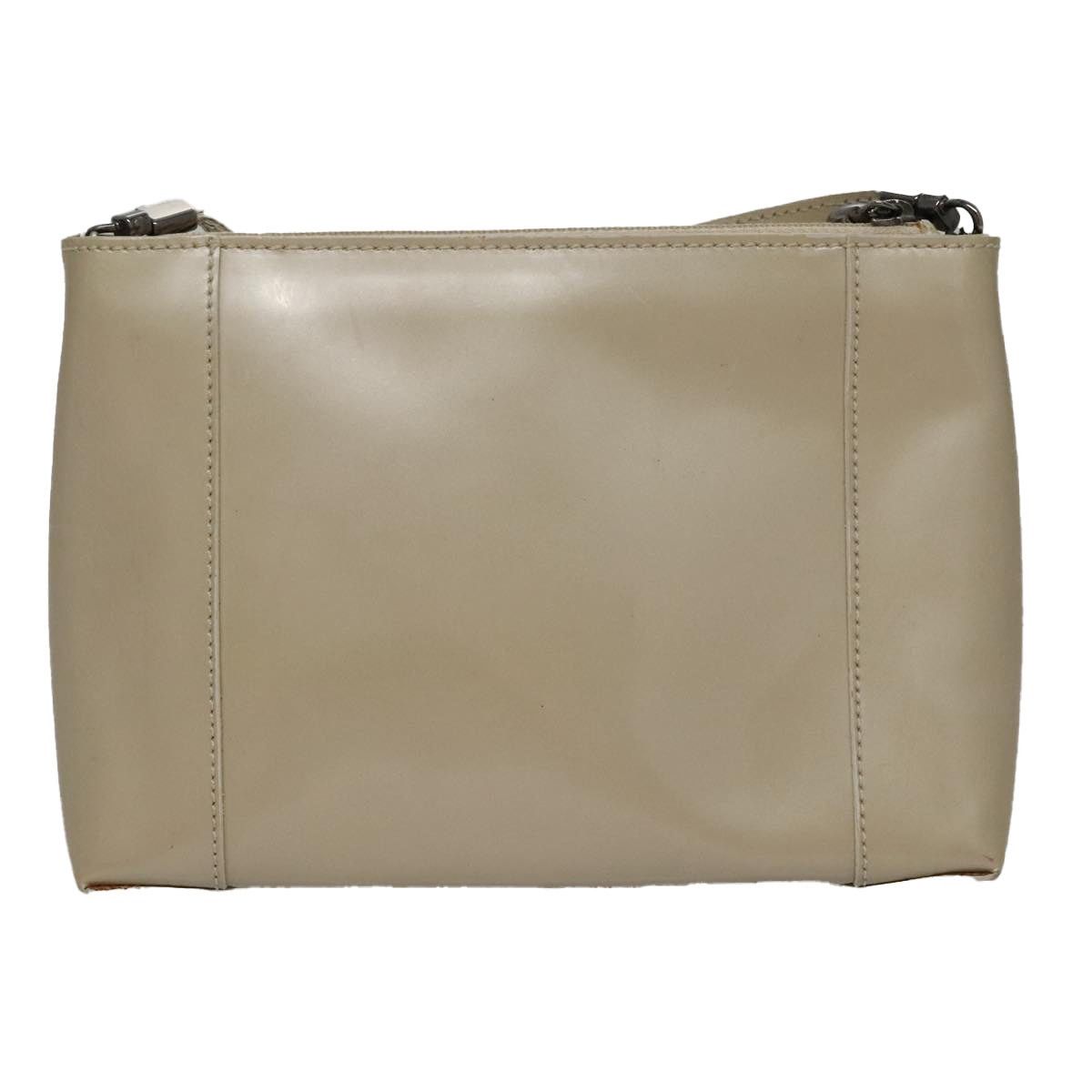 Dior DIOR Shoulder Bag Patent Leather Beige Silver Size ONE SIZE - 2 Thumbnail