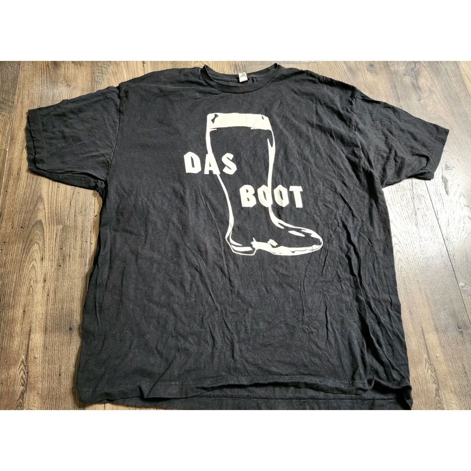 Tultex Mens 3XL Das Boot Hollerbach's German Restaurant Funny T Shirt Double Sided Tultex Black Cotton Short Sleeve Crew Neck Adult XXXL Mens Size US XXL / EU 58 / 5 - 5 Thumbnail