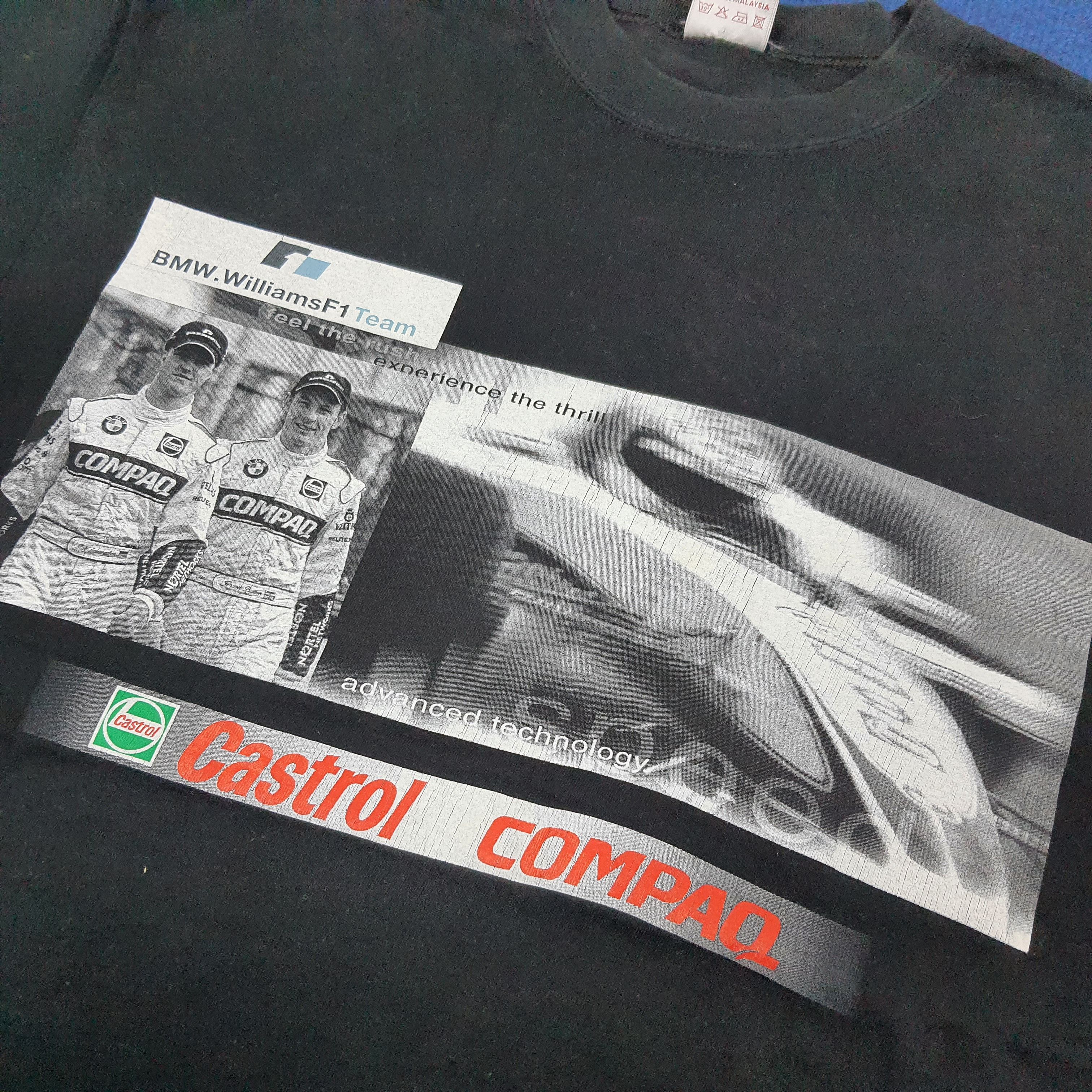 Vintage Vintage Castrol BMW WilliamF1 Team Automobile Tshirt C267N52 Size US L / EU 52-54 / 3 - 2 Thumbnail