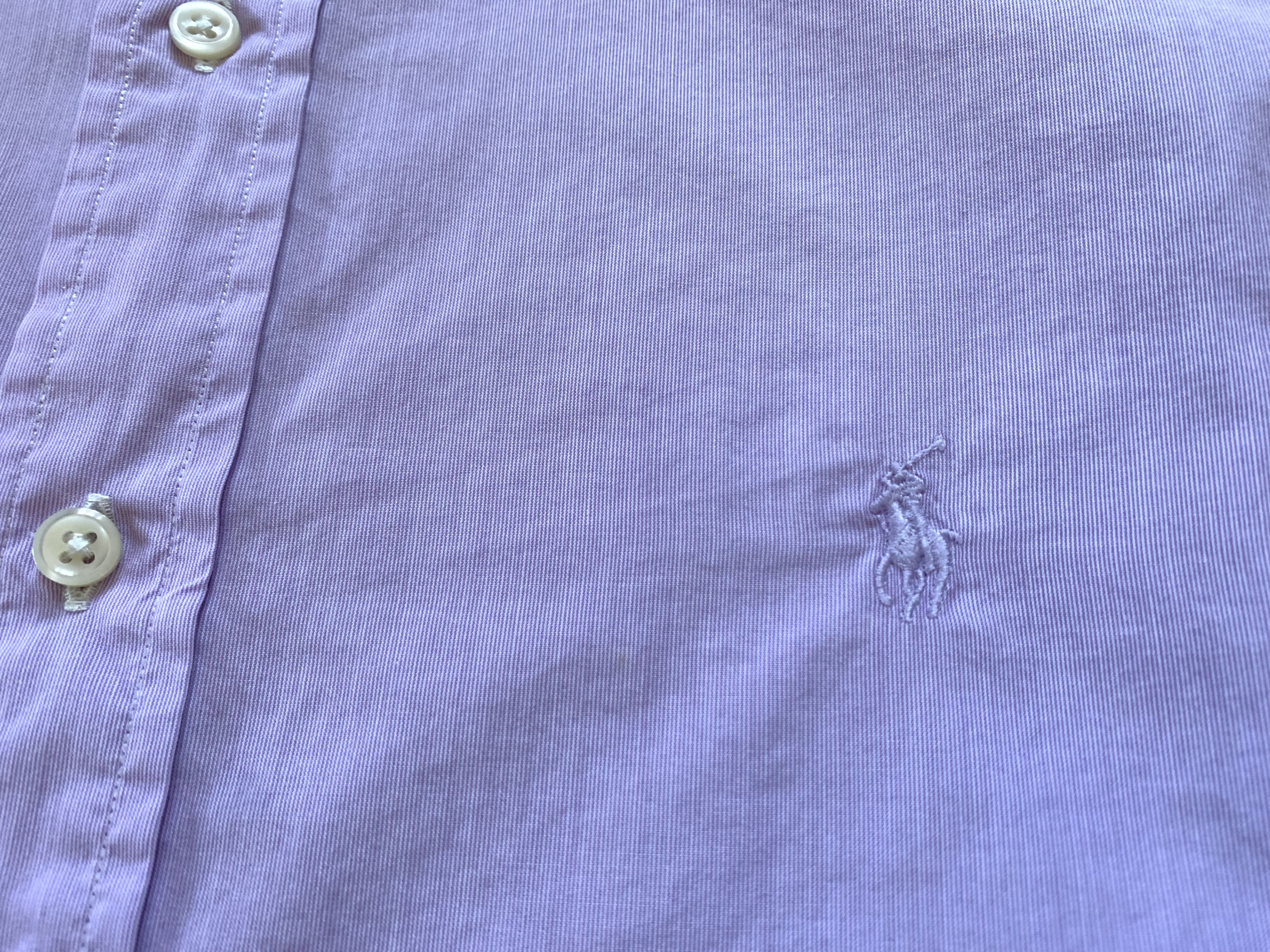 Polo Ralph Lauren × Ralph Lauren × Vintage Polo Ralph Lauren Pink Vintage Long Sleeve Shirt Size US M / EU 48-50 / 2 - 5 Thumbnail