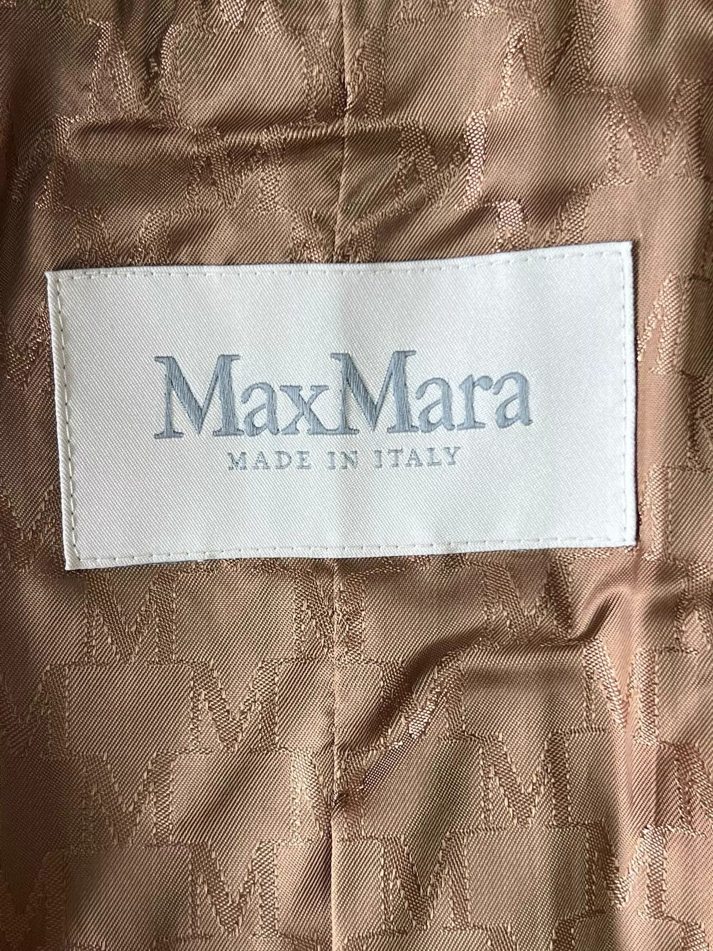 Max Mara MaxMara double-breasted long coat 38 M jacquard lining Size S / US 4 / IT 40 - 6 Thumbnail