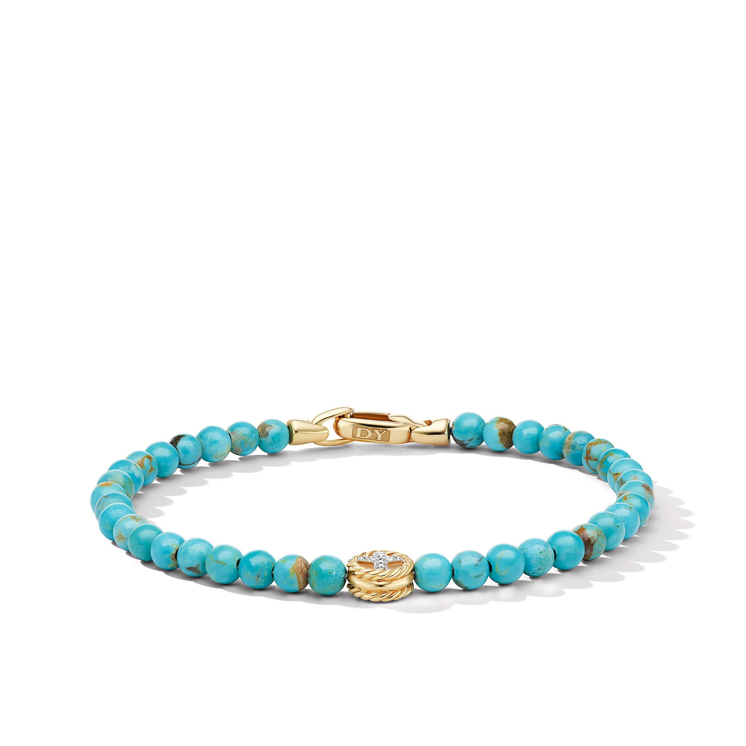 David Yurman o1w1db10325 B17176D Bracelet 14K Yellow Gold and Diamonds Size ONE SIZE - 1 Thumbnail