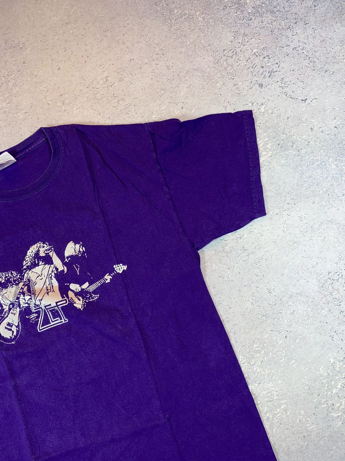Band Tees × Vintage Vintage Led Zeppelin Men’s T-shirt With Big Logo Size Large Size US L / EU 52-54 / 3 - 5 Thumbnail