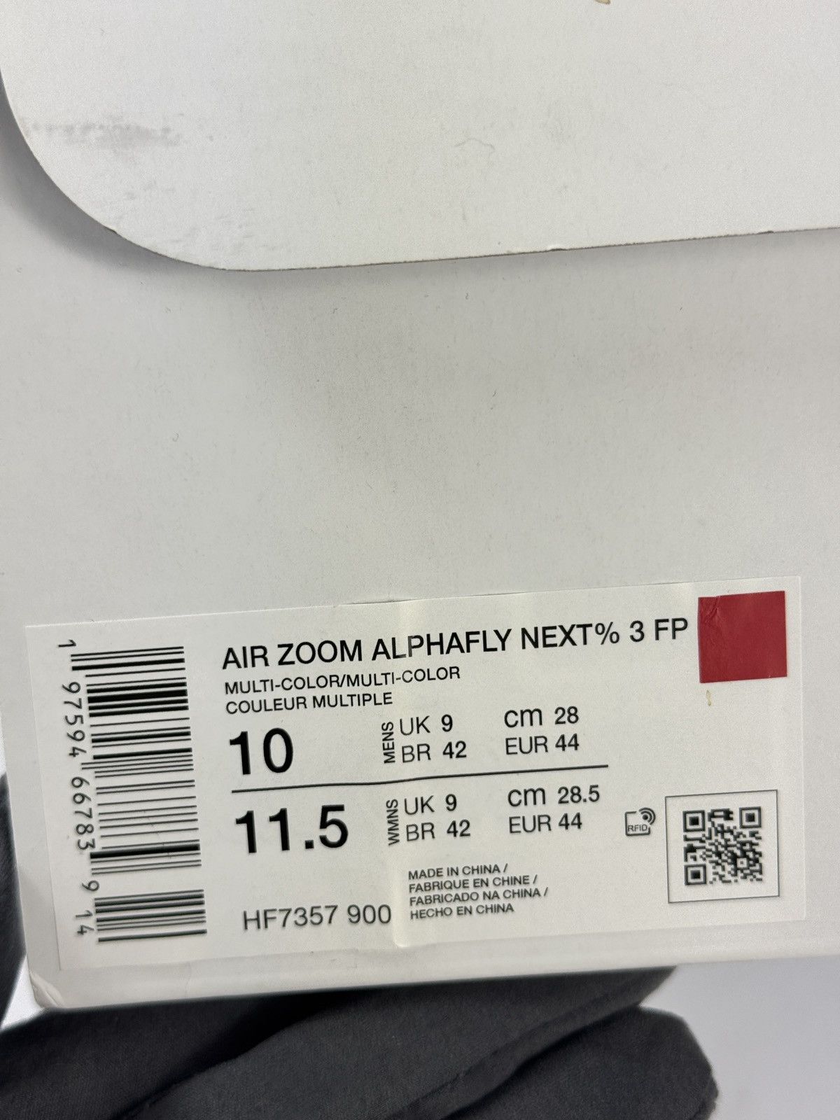 Nike AIR ZOOM ALPHAFLY NEXT SNEAKERS Size US 10 / EU 43 - 11 Thumbnail