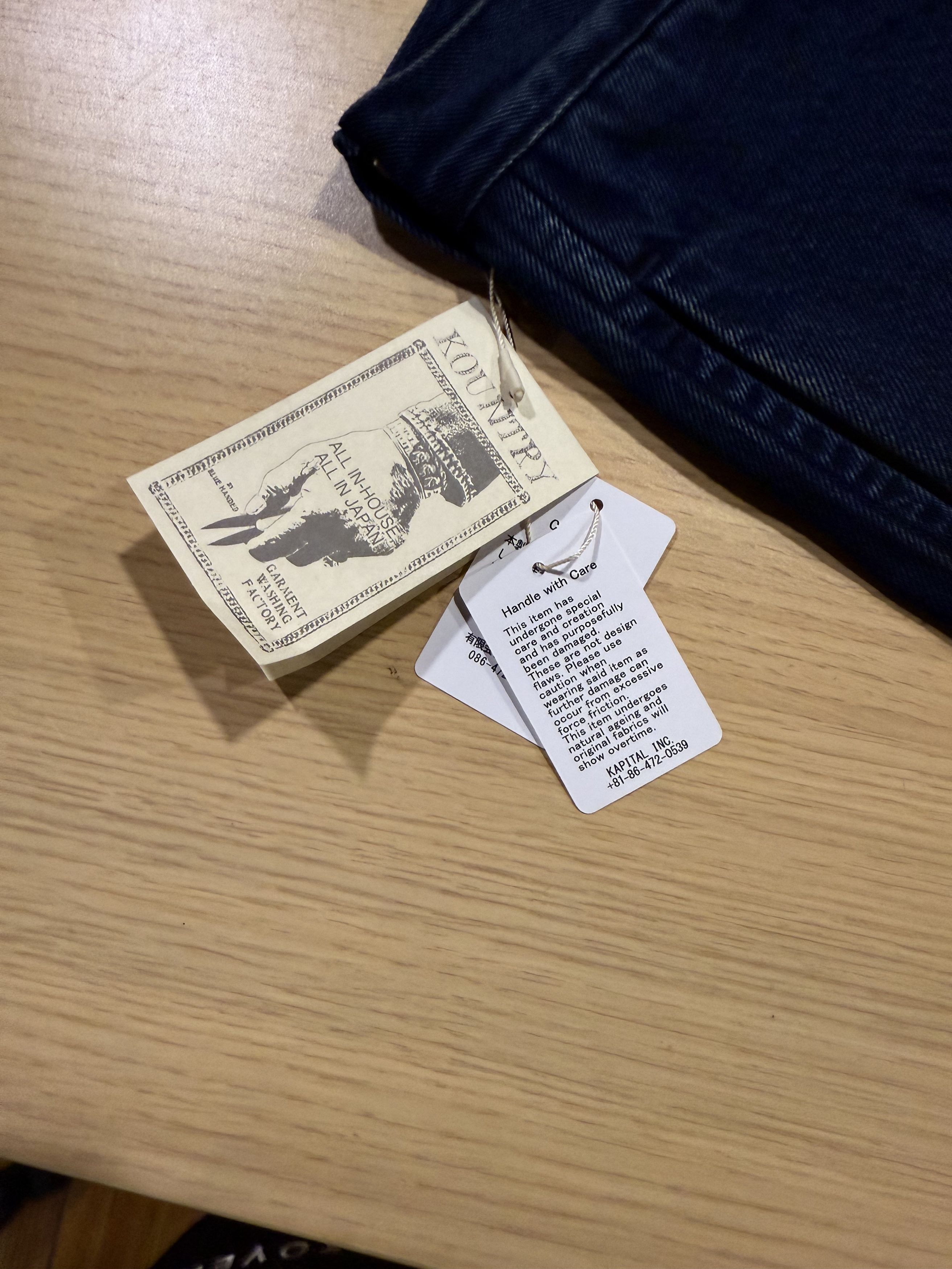 Kapital Kapital IDG×IDG denim shorts (Hütteri make) size 4 Size US 36 / EU 52 - 5 Thumbnail