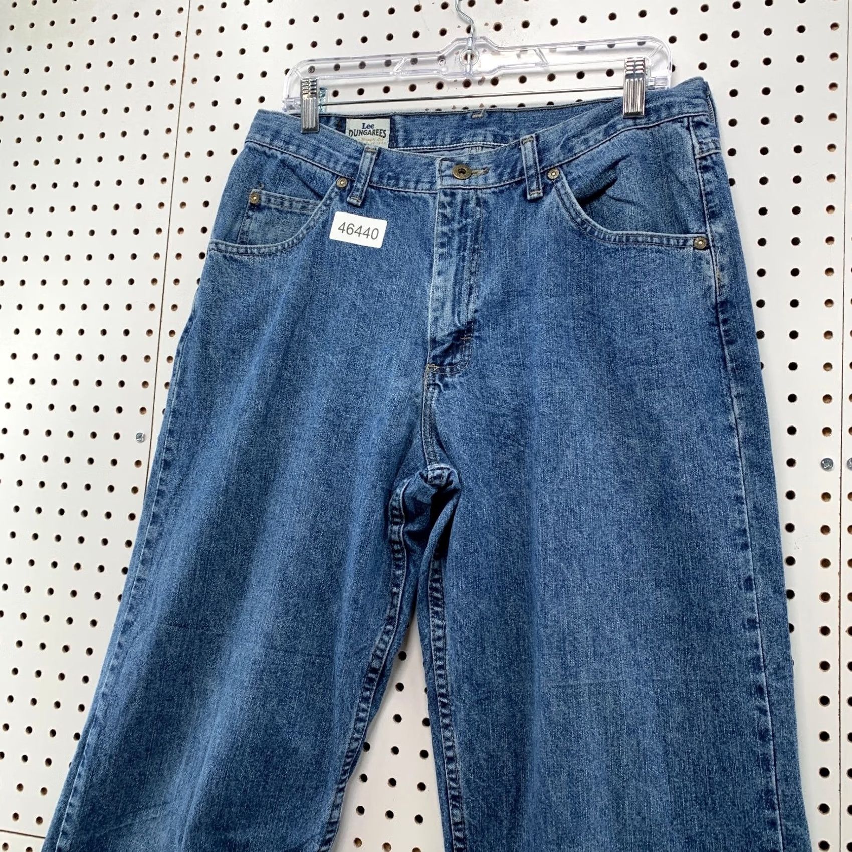 Lee VINTAGE Lee Dungaree Jeans Mens 32x30.5 Tag 33x32 Blue Denim Baggy Wide Leg Size US 30 / EU 46 - 3 Thumbnail