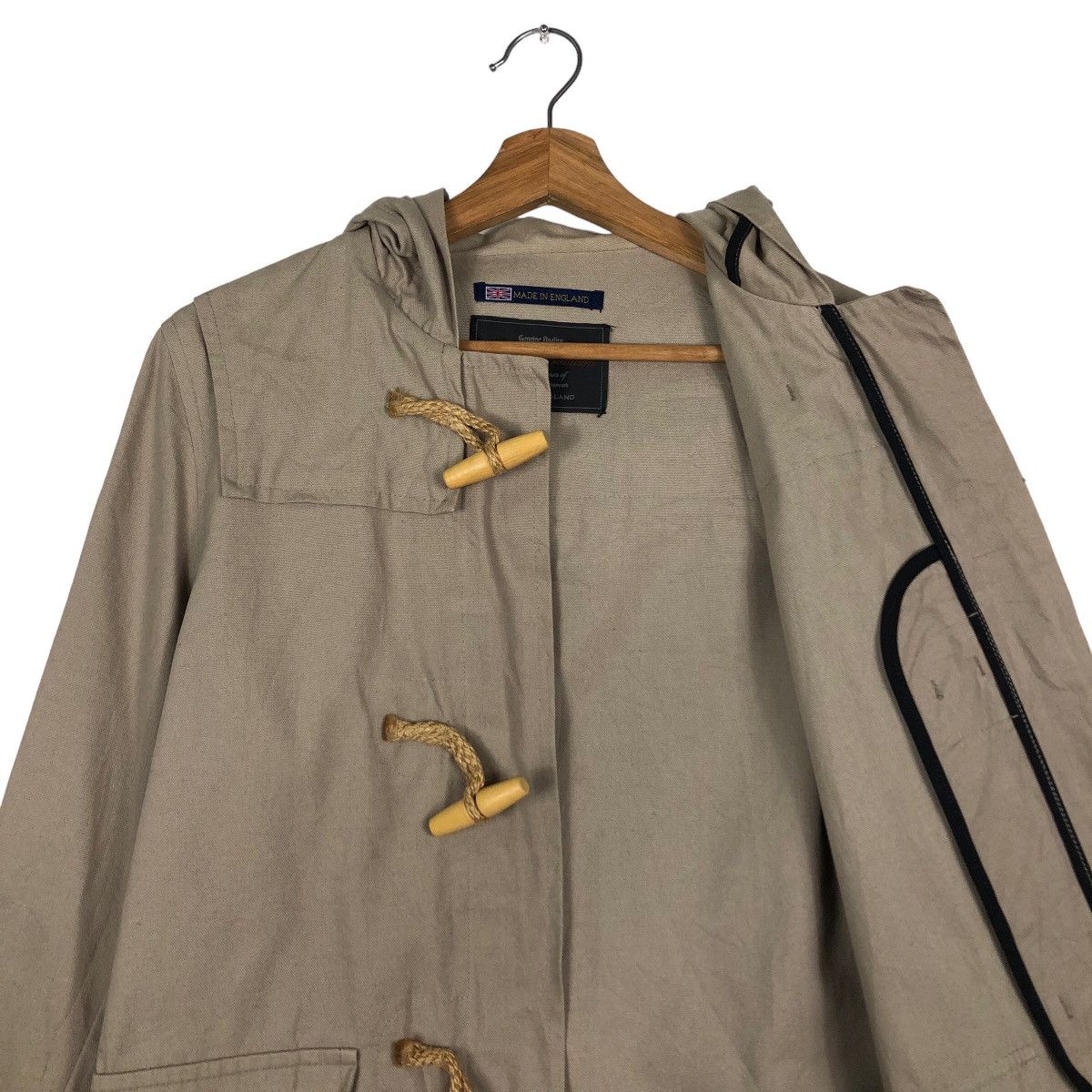 Vintage 🔥Vintage Wool Duffle Jacket Made in England Designer Rare Size US M / EU 48-50 / 2 - 12 Thumbnail