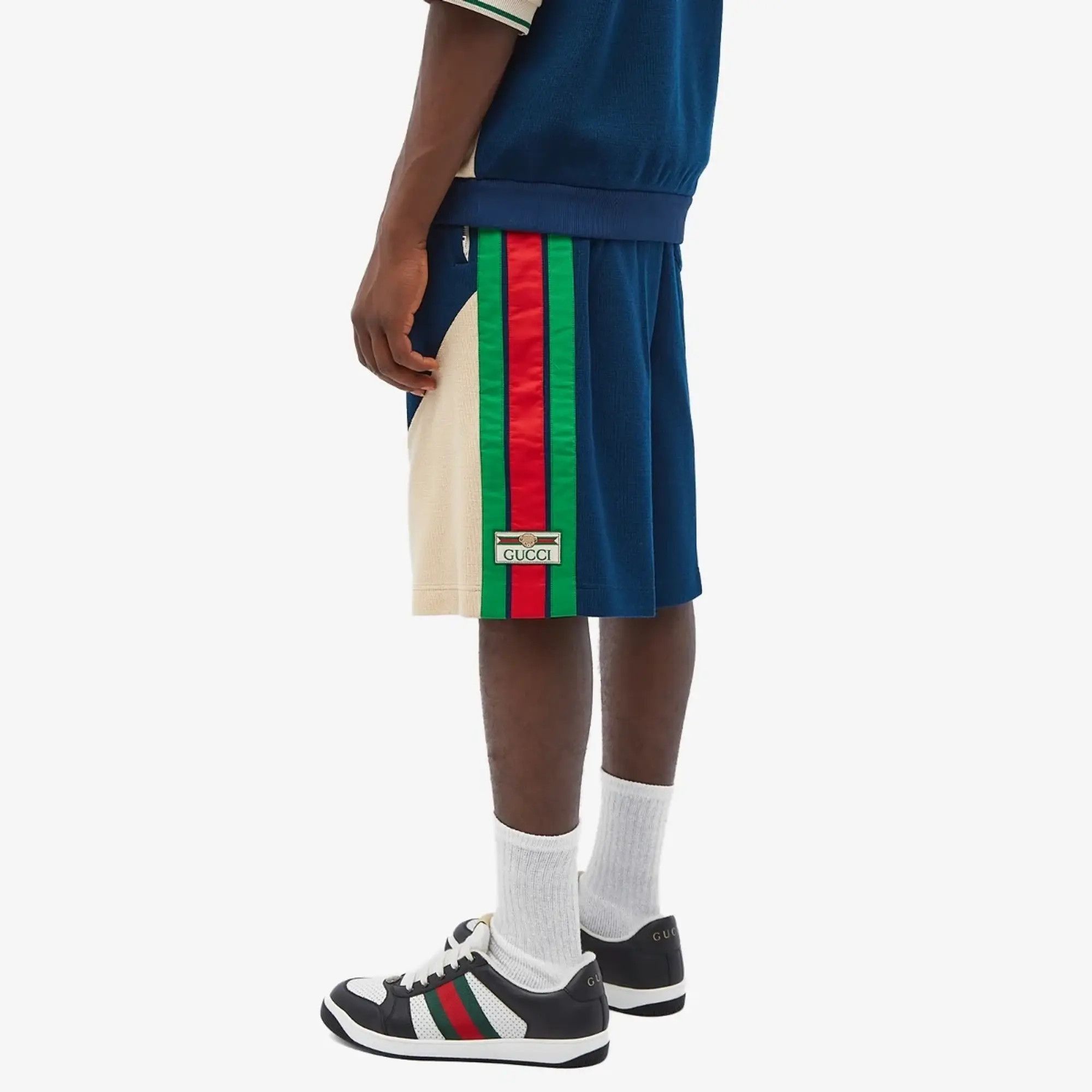 Gucci o1s1wg110125 Basket Short Cotton Wool in Multicolor Size US 38 / EU 54 - 2 Thumbnail