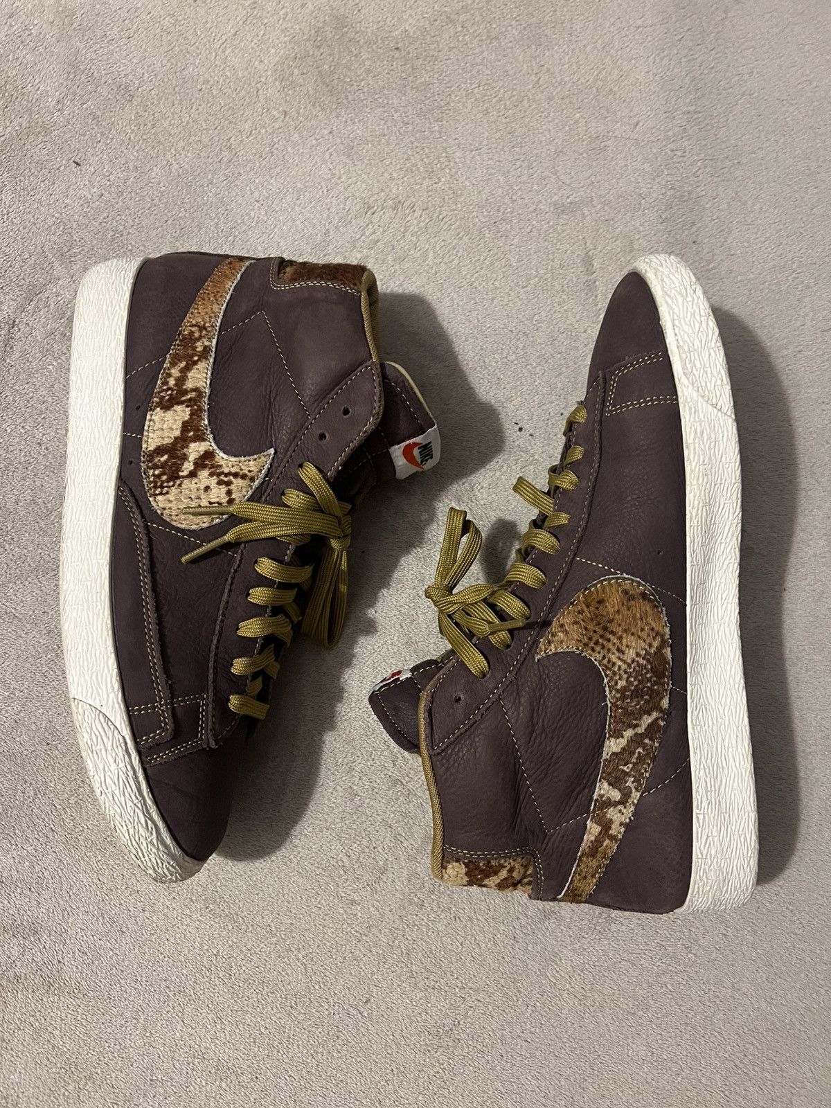 Nike × Vintage Nike SB Blazer Safari Pack Mahogany Sail sneakers Size US 10 / EU 43 - 3 Thumbnail