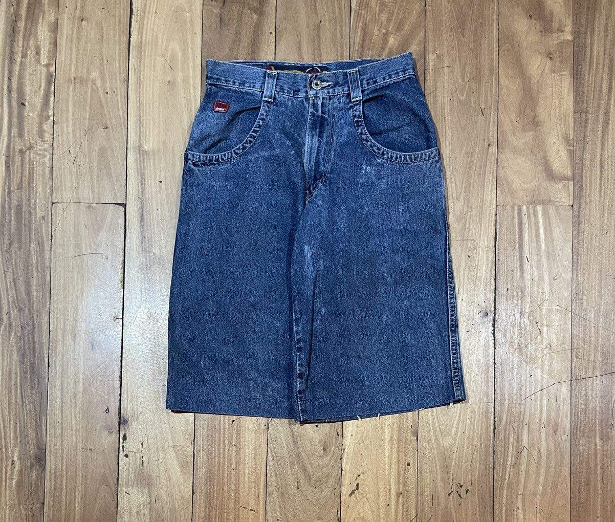 JNCO Vintage Blue jnco shorts Crown logo 30X32 Y2K Surfwear baggy Size US 31 - 4 Thumbnail