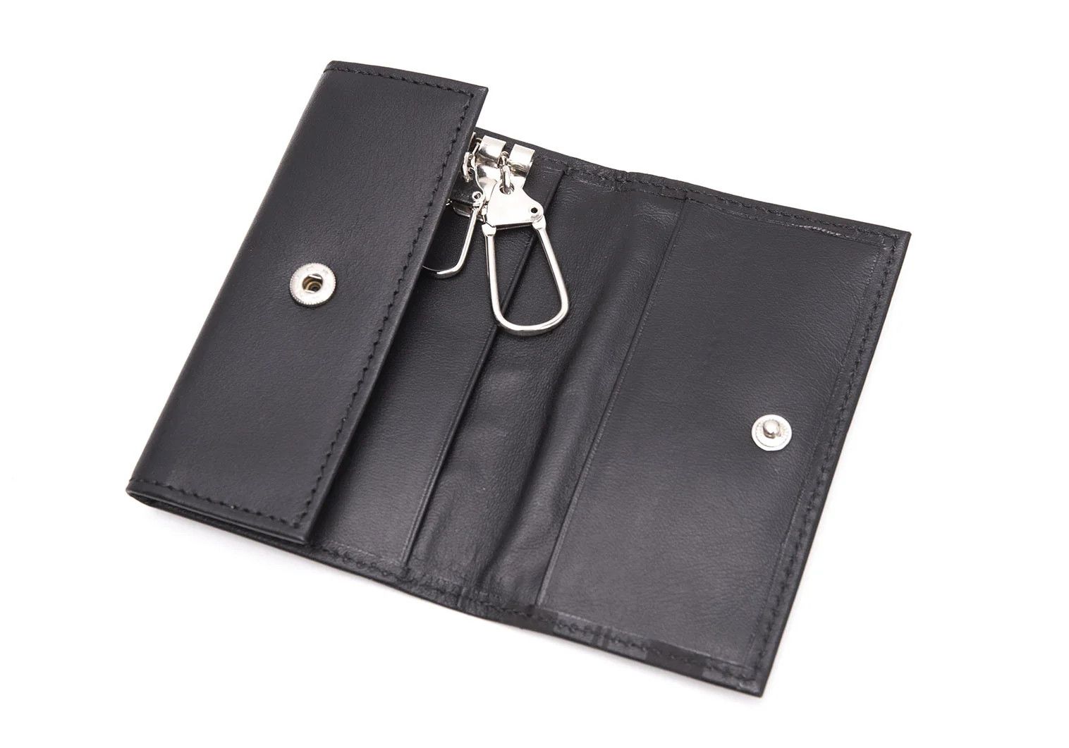 Jean Paul Gaultier Aroma Mark Plate Key Case in Black and Silver Size ONE SIZE - 6 Thumbnail