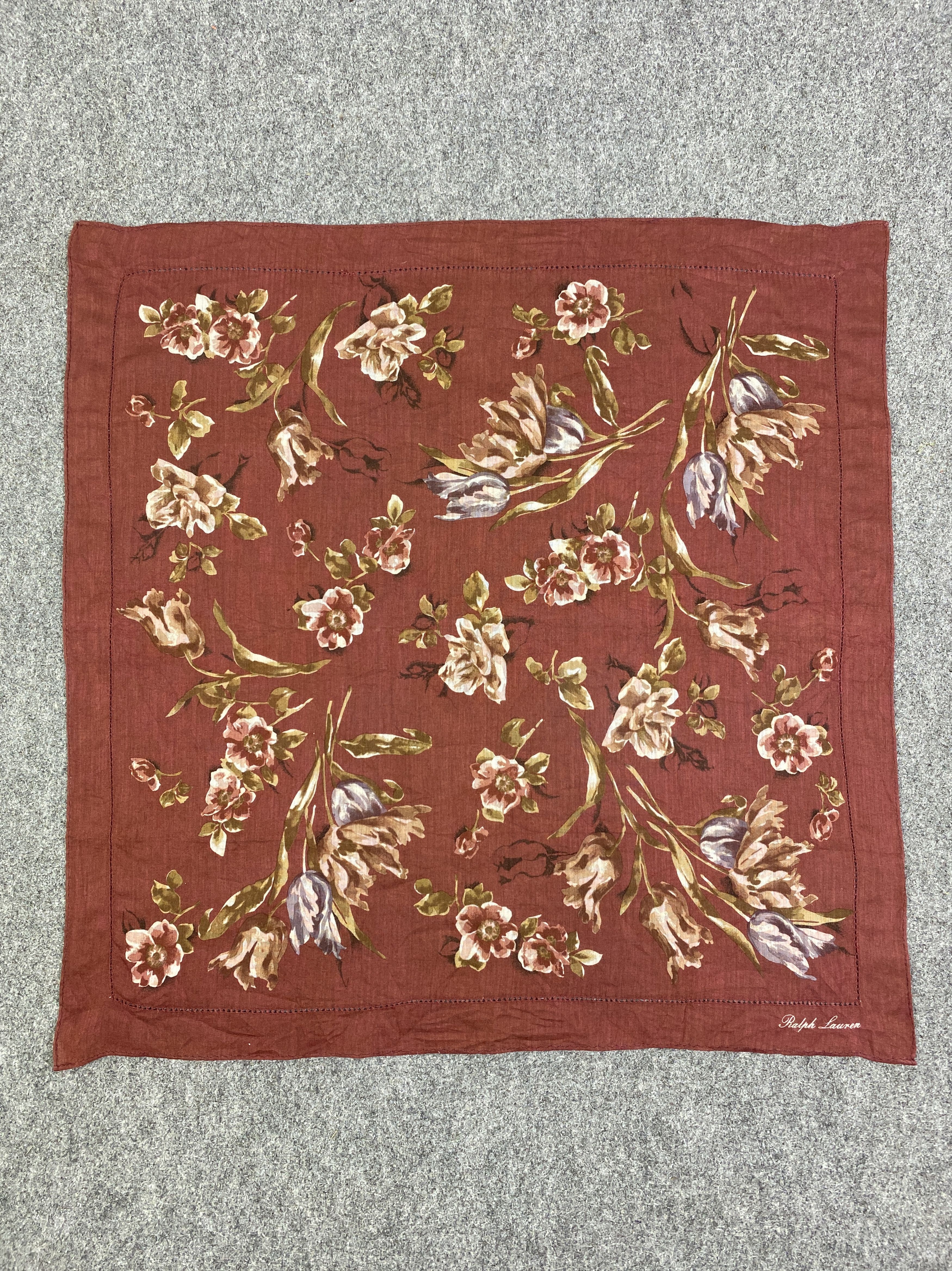 Ralph Lauren Vintage Ralph Lauren Handkerchief / Neckerchief HKC1030 Size ONE SIZE - 4 Thumbnail