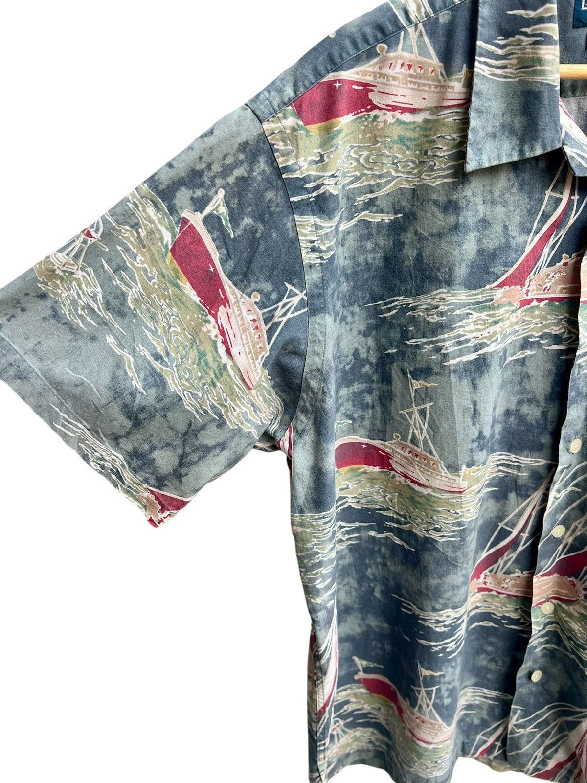Polo Ralph Lauren VINTAGE POLO RALPH LAUREN CAMP SAILING SHIP MEN SHIRT Size US XL / EU 56 / 4 - 4 Thumbnail