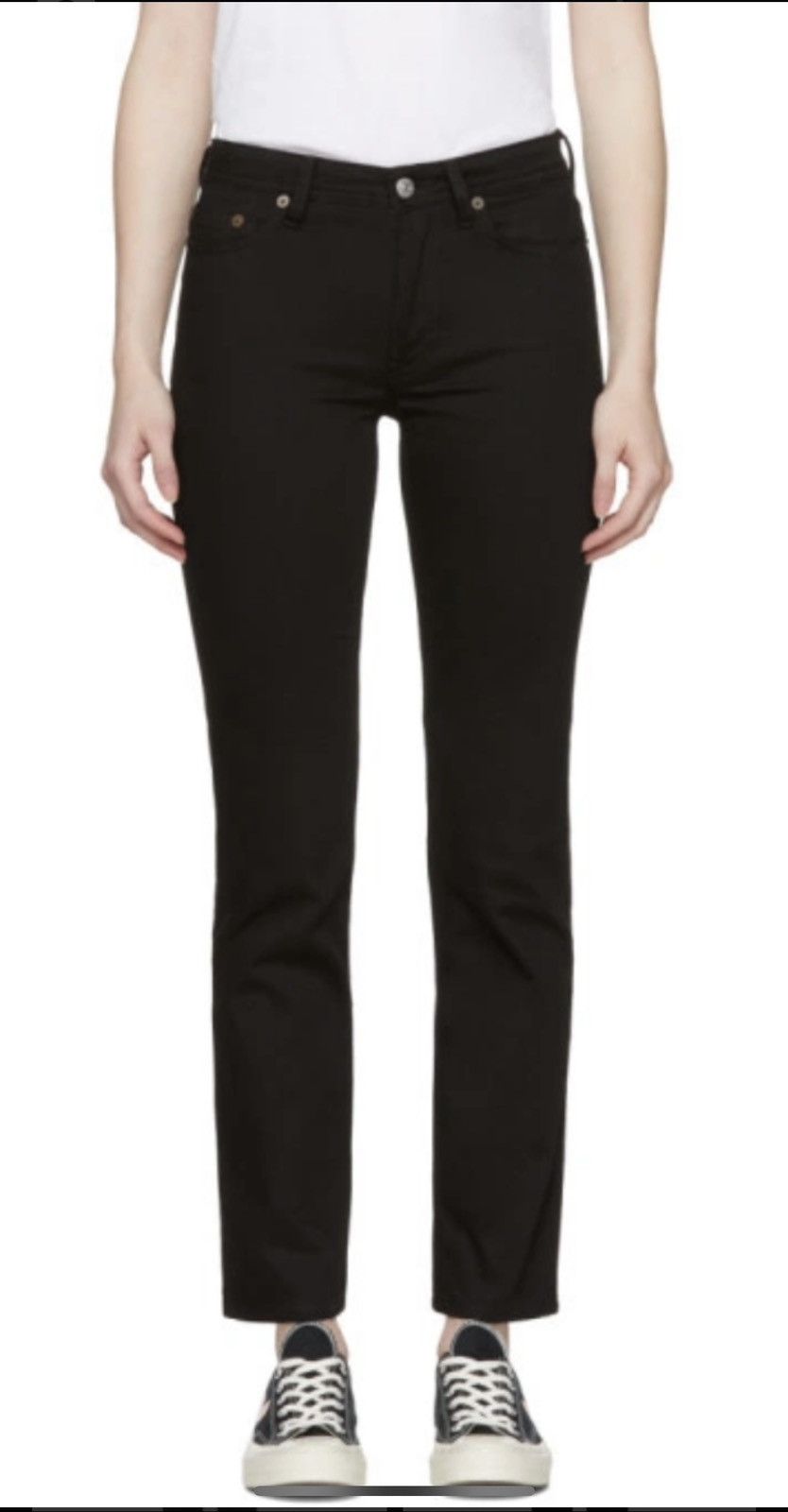 Slim skinny black jeans Acne Studios