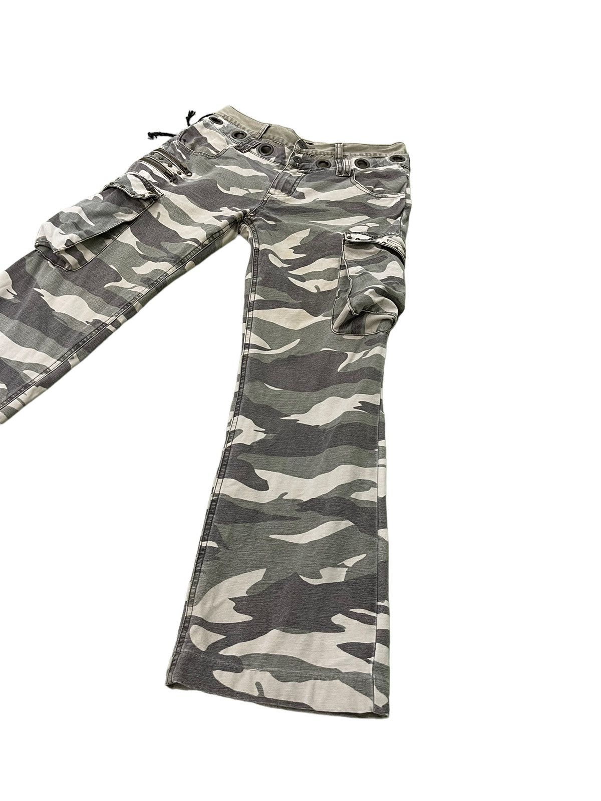 Japanese Brand Double Waist Cargo In The Attic Homme Camo Regular 7🟦9 Size US 31 - 3 Thumbnail