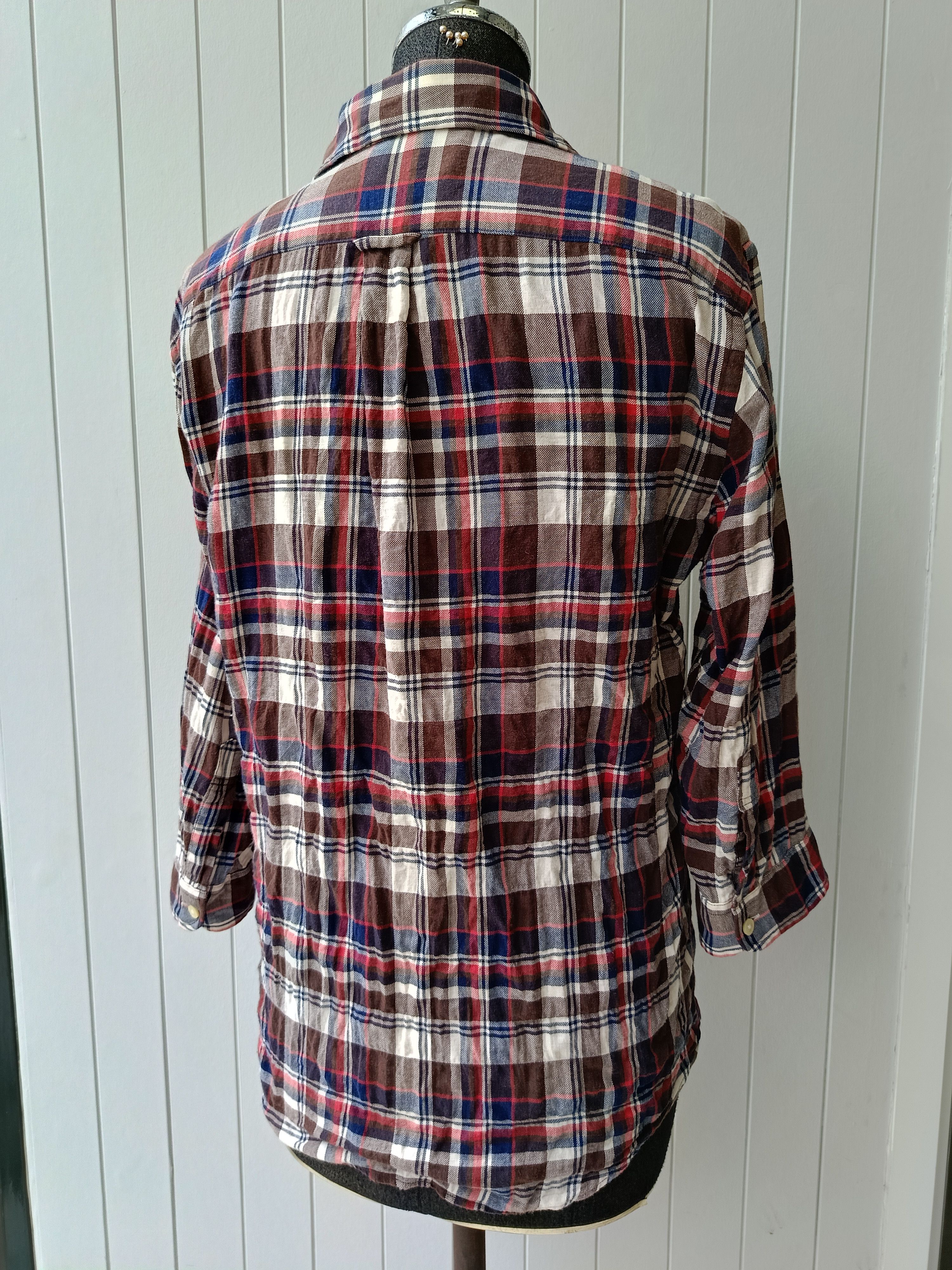 United Arrows UNITED ARROWS Green Label Relaxing unisex 3/4 sleeve shirt Size US S / EU 44-46 / 1 - 7 Thumbnail