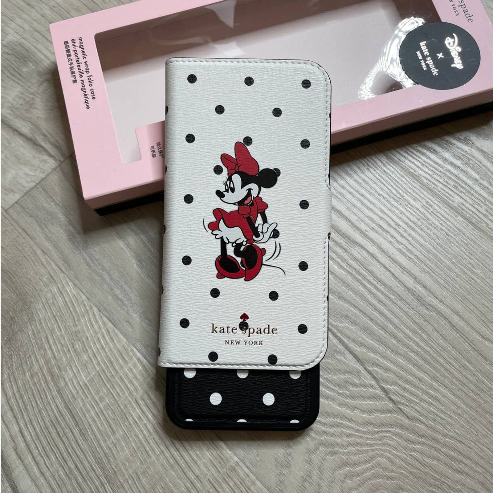 Kate Spade Kate Spade Dots Minnie Mouse Magnetic Folio Iphone 12 MINI Size ONE SIZE - 3 Thumbnail