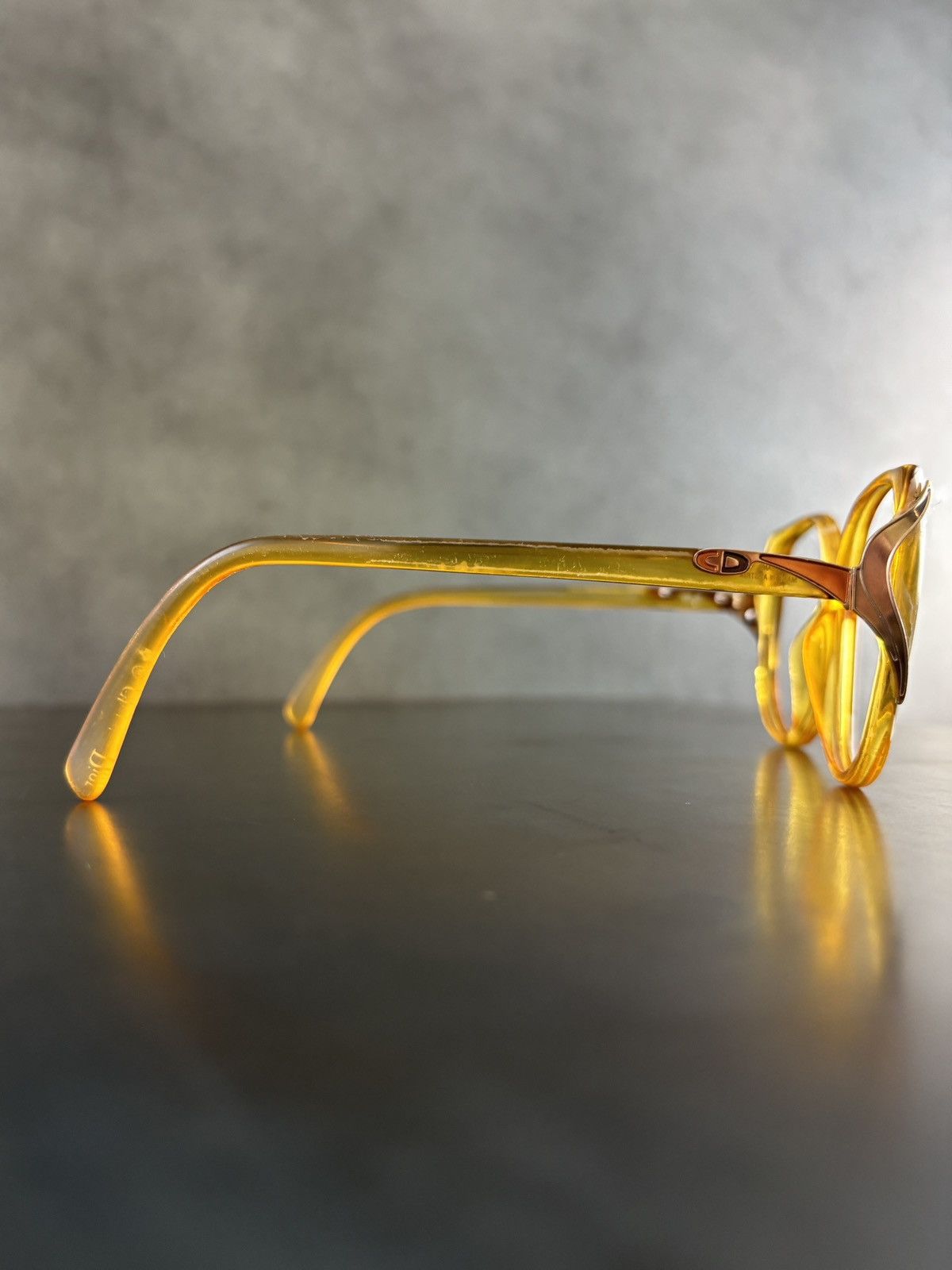 Christian Dior Monsieur Vintage Christian Dior Eyeglasses Frames Optyl Oversized 70s Size ONE SIZE - 17 Thumbnail