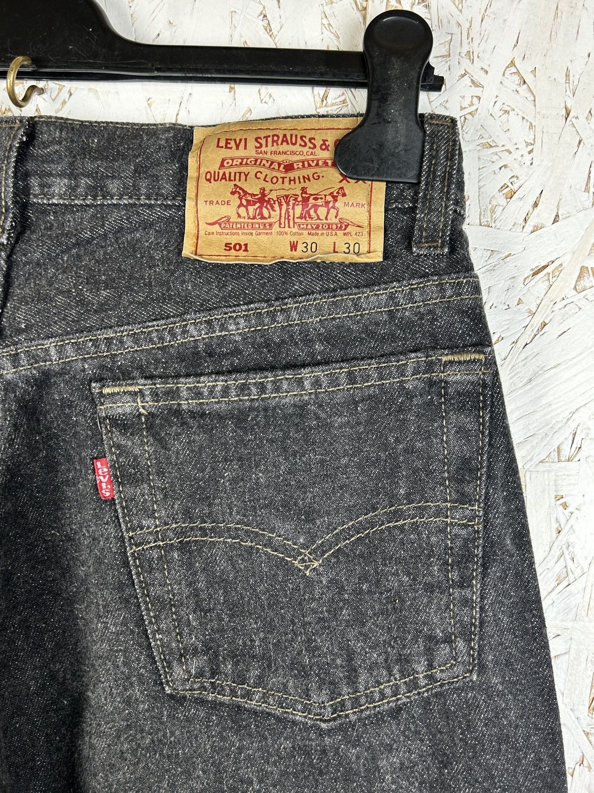 Levi's 80s Vintage 1981 Levi's 501 Denim Jeans Made In Usa 30x30 Size US 30 / EU 46 - 7 Thumbnail
