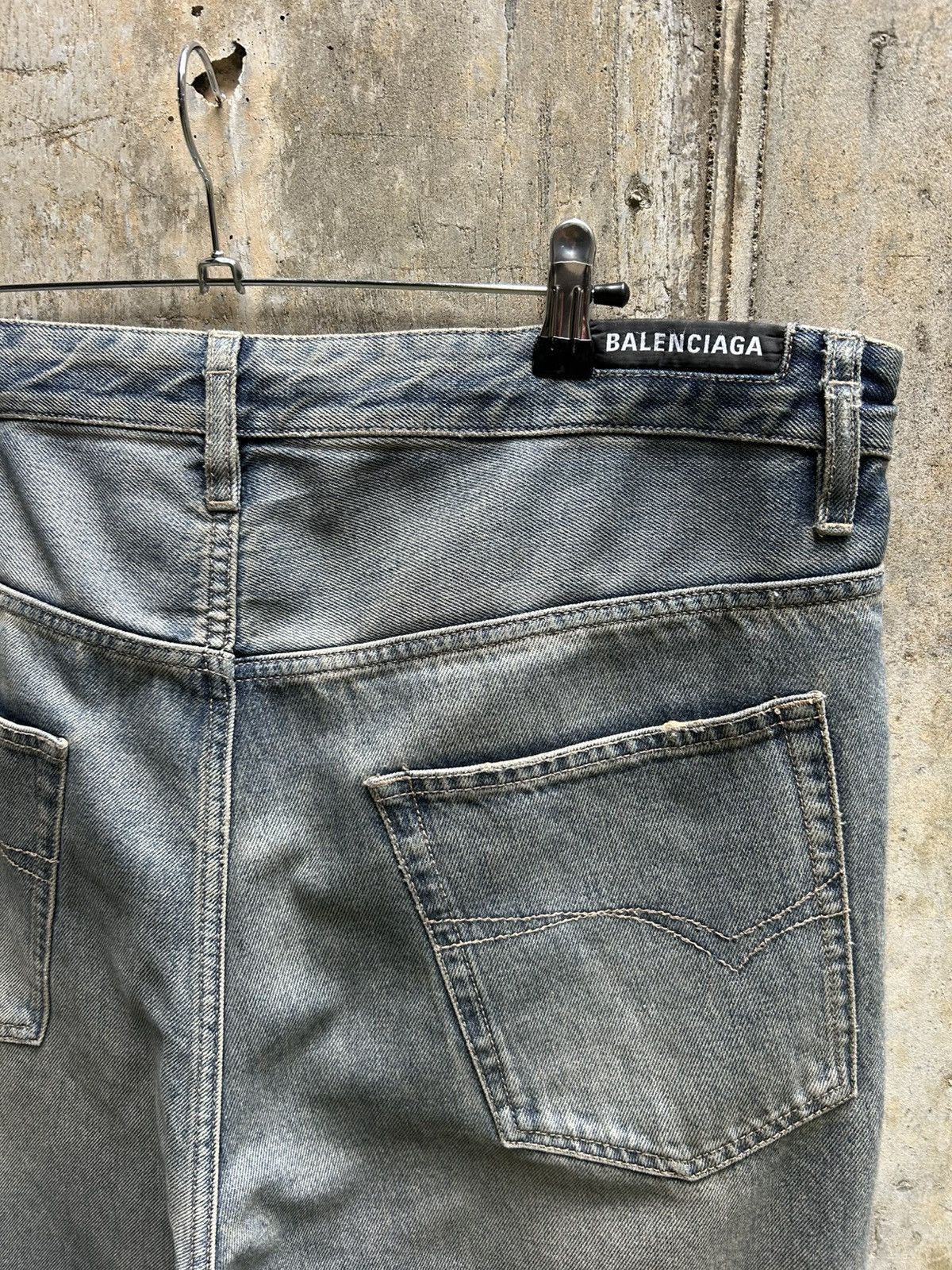 Balenciaga Balenciaga Summer 24 Oversized Drawstring Denim Size US 34 / EU 50 - 9 Thumbnail