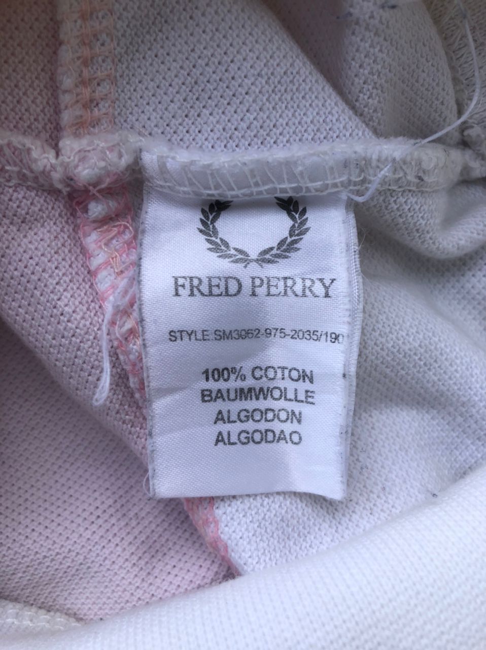 Fred Perry × Vintage Vintage Fred Perry Striped SpellOut Sweatshirt Size US M / EU 48-50 / 2 - 4 Thumbnail