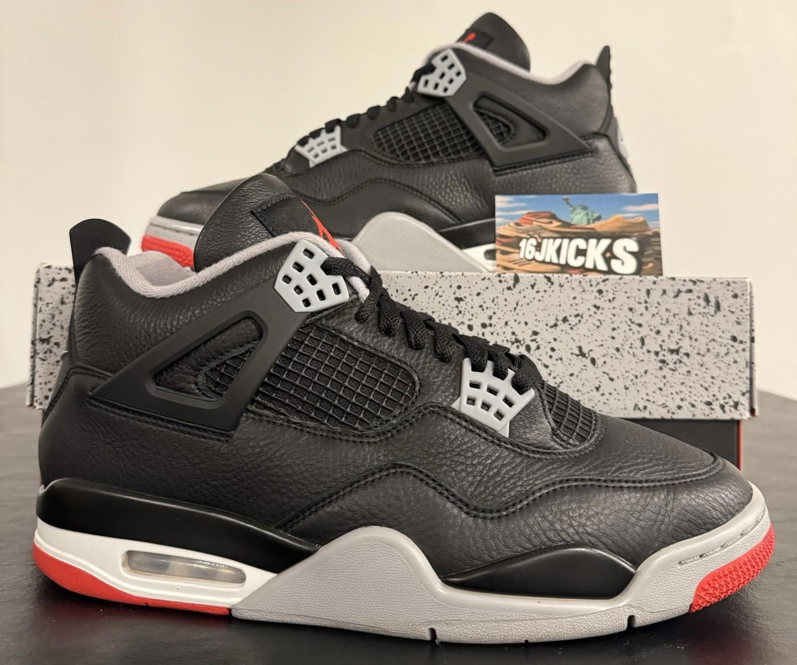 Jordan Brand Size 10.5 - Air Jordan 4 Retro Bred Reimagined Size US 10.5 / EU 43-44 - 1 Thumbnail