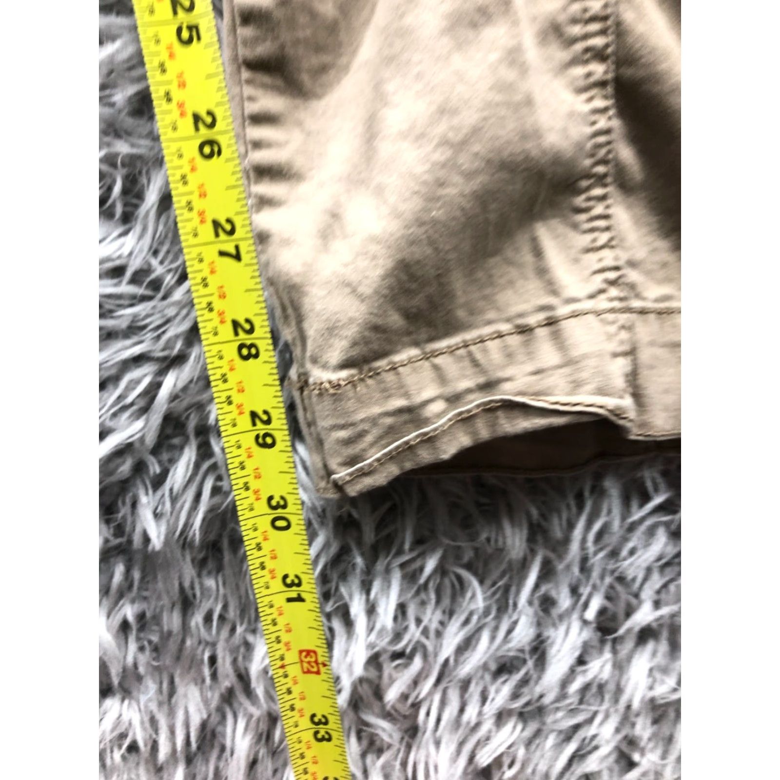 Vintage Maurices Chino Pants Mid Rise Beige Womens M Regular Straight Size 32" / US 10 / IT 46 - 3 Thumbnail