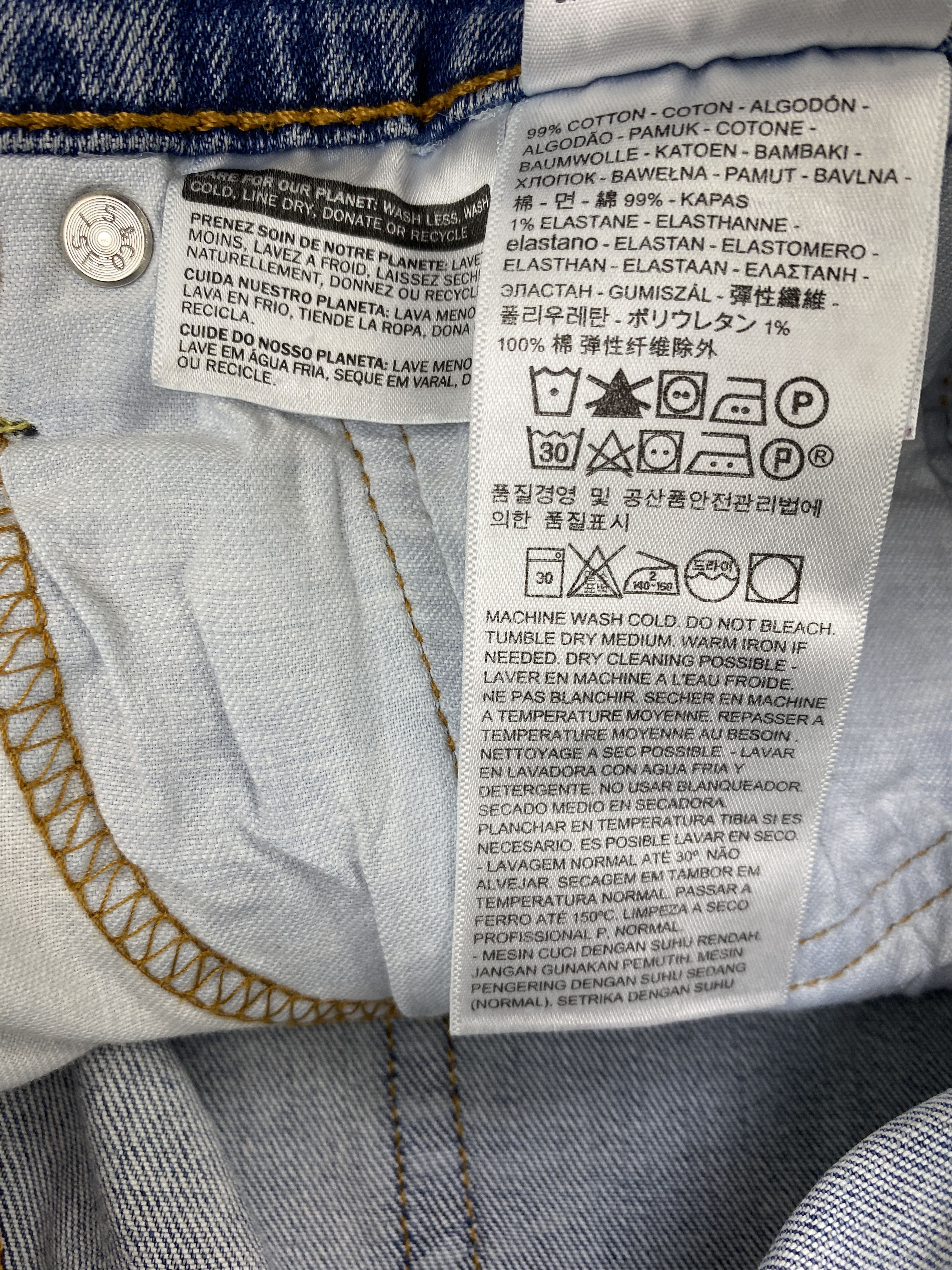 Levi's × Vintage Faded Blue Vintage Levis 514 Distressed Jeans Size US 28 / EU 44 - 13 Thumbnail