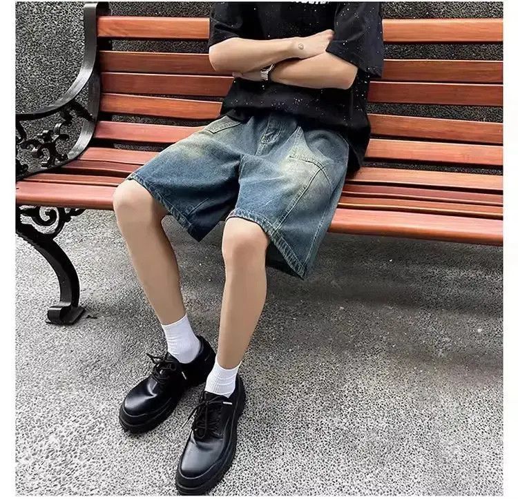 Japanese Brand Straight washed casual jeans Size US 32 / EU 48 - 5 Thumbnail