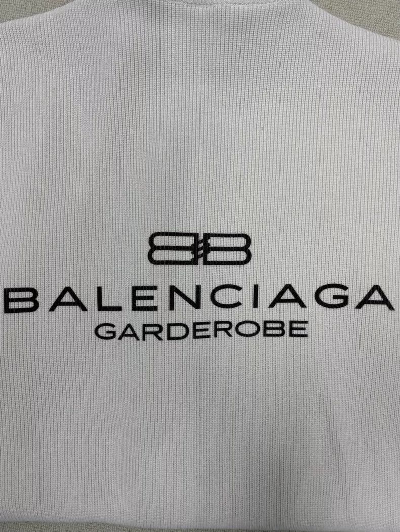 Balenciaga Balenciaga SS25 Logo Print Drop Shoulder Long Sleeve Sweate Size US XS / EU 42 / 0 - 3 Thumbnail