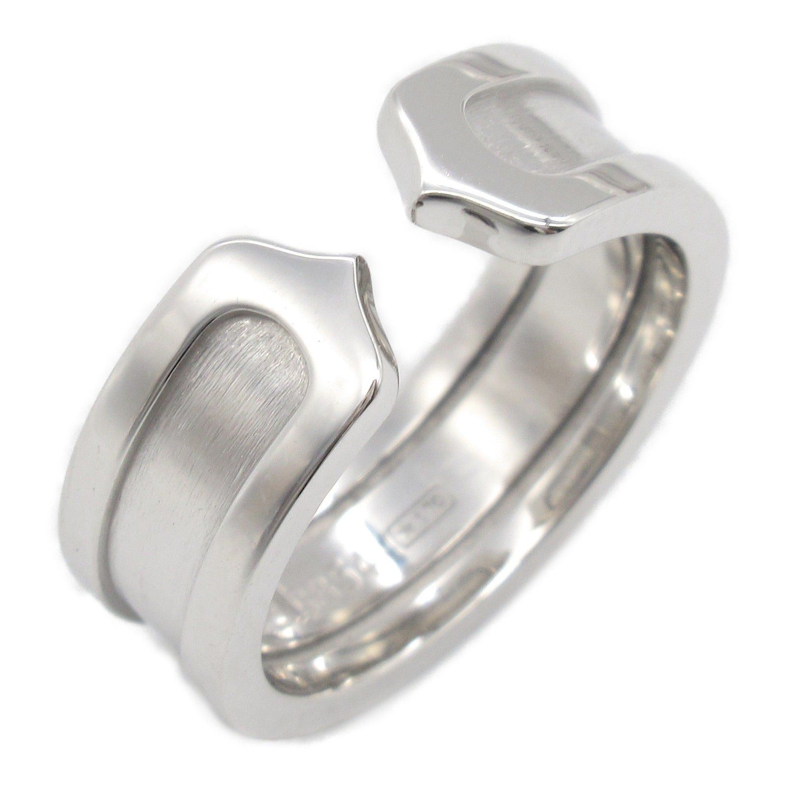 Cartier Cartier C2 Ring K18Wg (White Gold) Silver Size ONE SIZE - 1 Thumbnail