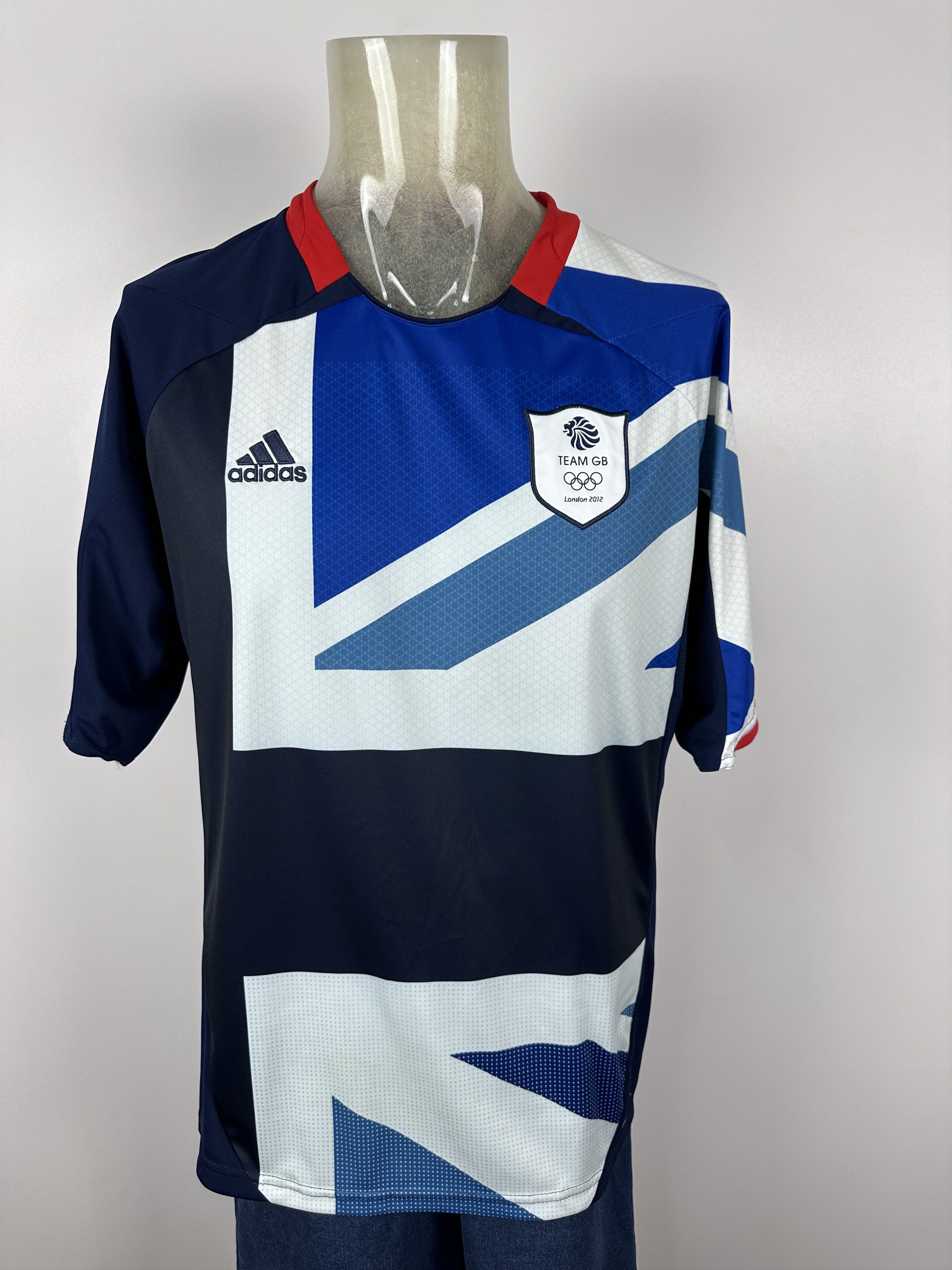 Adidas GREAT BRITAIN 2012 HOME FOOTBALL SHIRT SOCCER JERSEY ADIDAS Size US XL / EU 56 / 4 - 1 Thumbnail