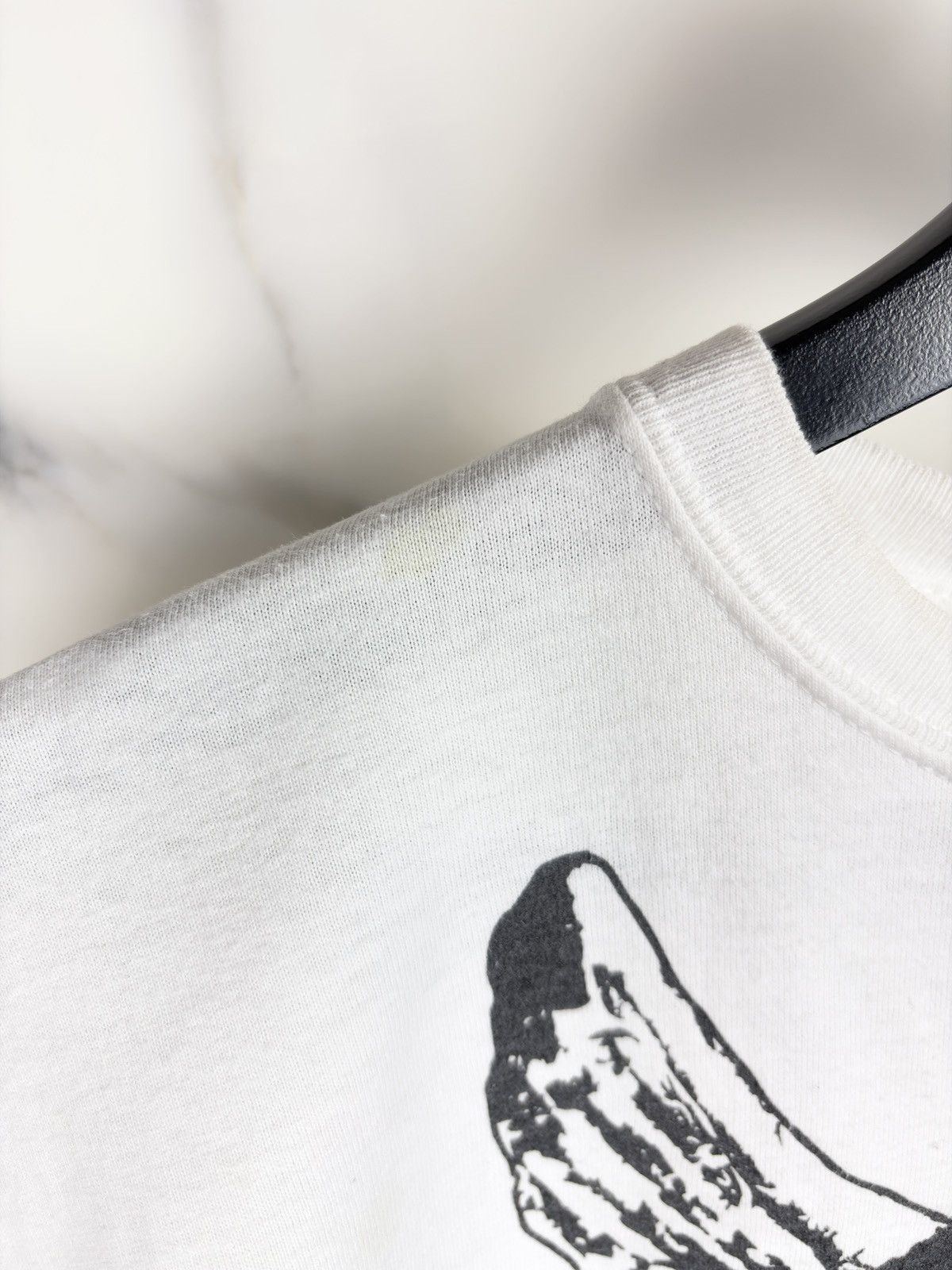 Chrome Hearts Chrome Hearts Vintage Foti Winged Skull Tshirt White Size US M / EU 48-50 / 2 - 4 Thumbnail