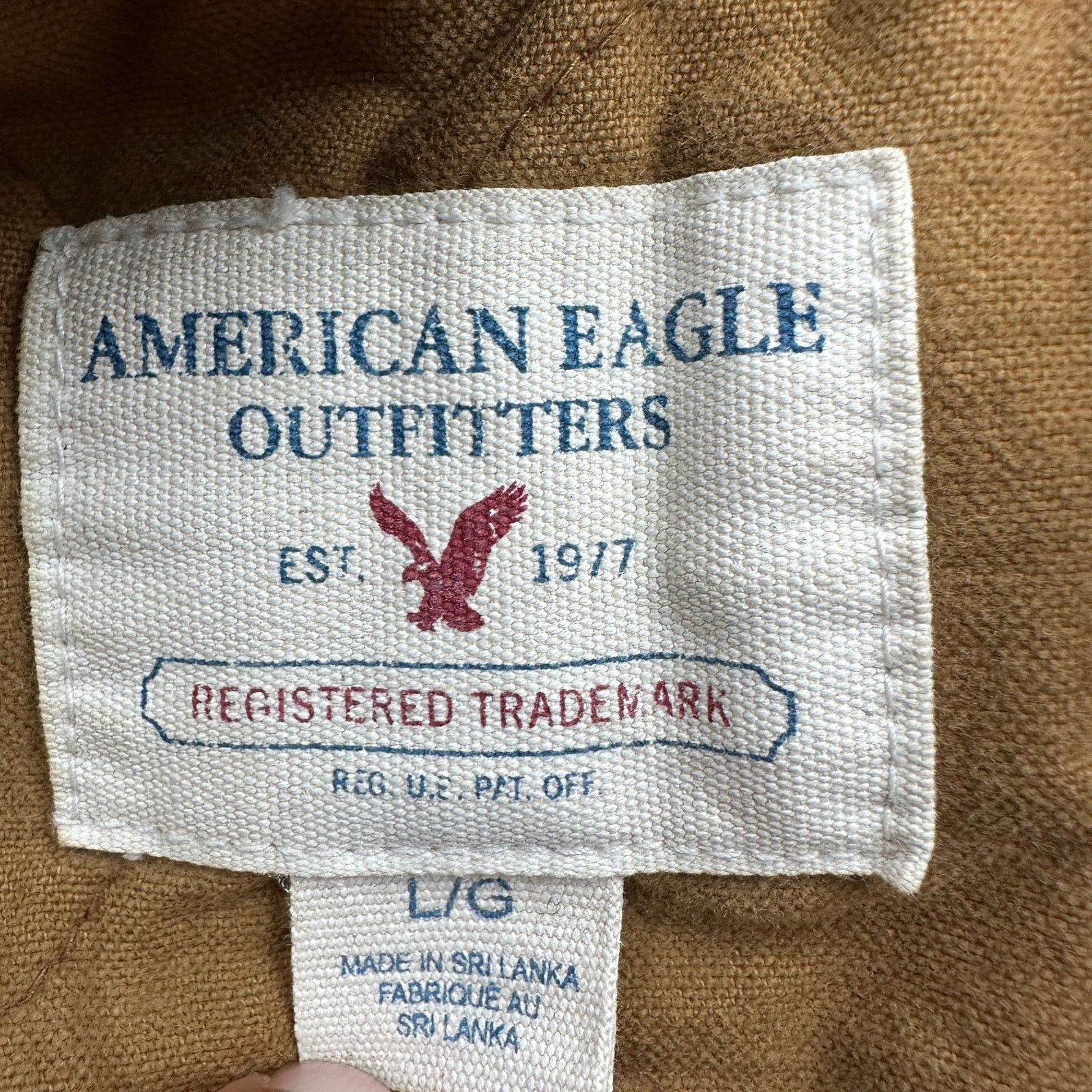 American Eagle Outfitters American Eagle Duck Canvas Lined Work Jacket Mens Large Zip Size US L / EU 52-54 / 3 - 2 Thumbnail