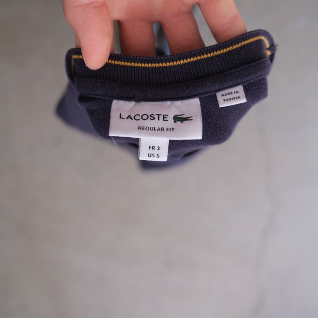 Lacoste Lacoste Regular Fit T-Shirt Dark Navy with Stripes Size US M / EU 48-50 / 2 - 3 Thumbnail