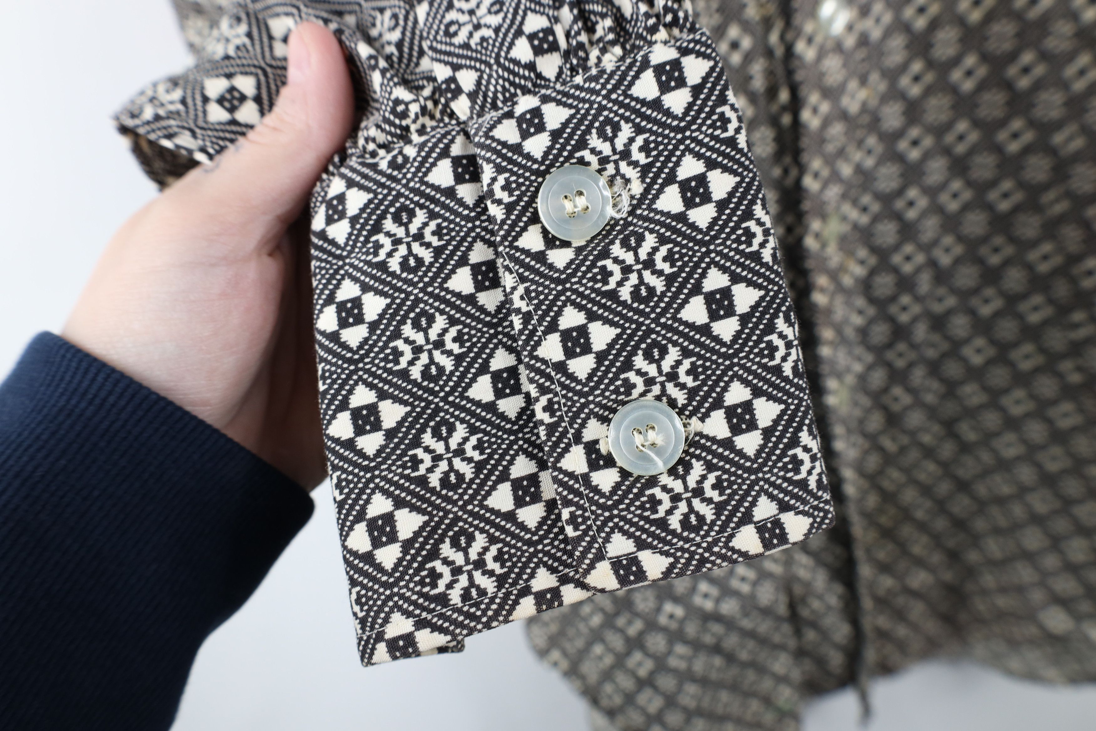 Vintage Vintage 60s 70s Streetwear Collared Button Shirt USA Size US L / EU 52-54 / 3 - 5 Thumbnail