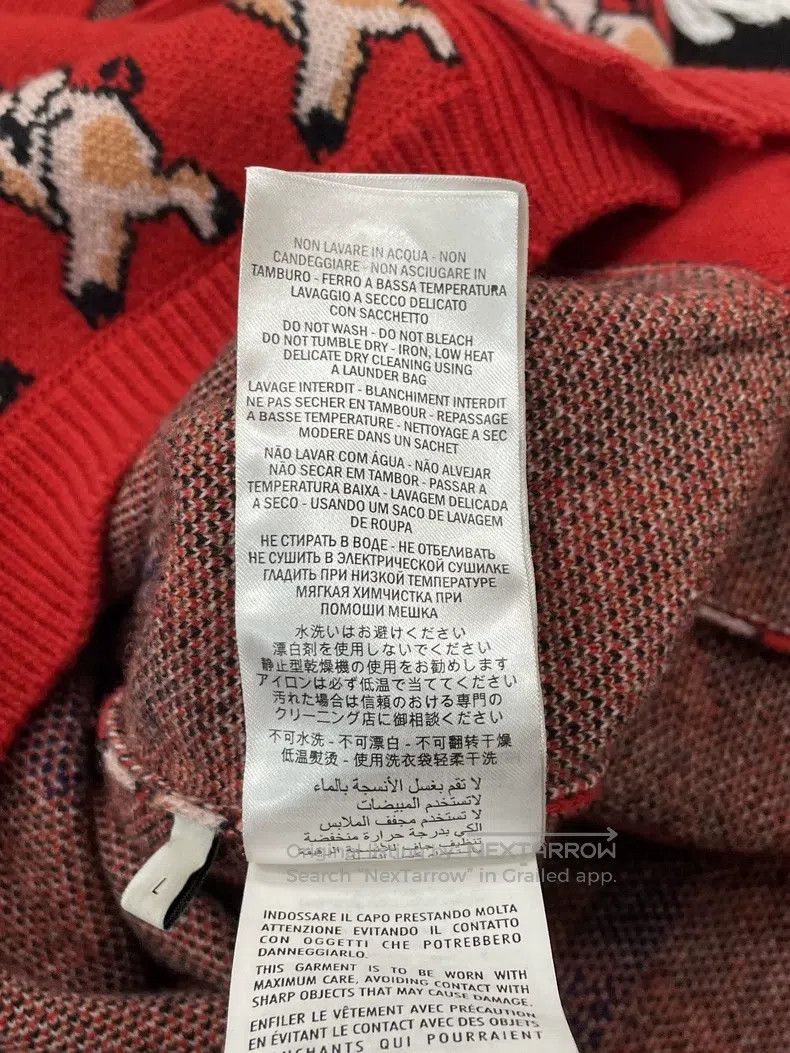 Gucci Red Piglet Cardigan coat