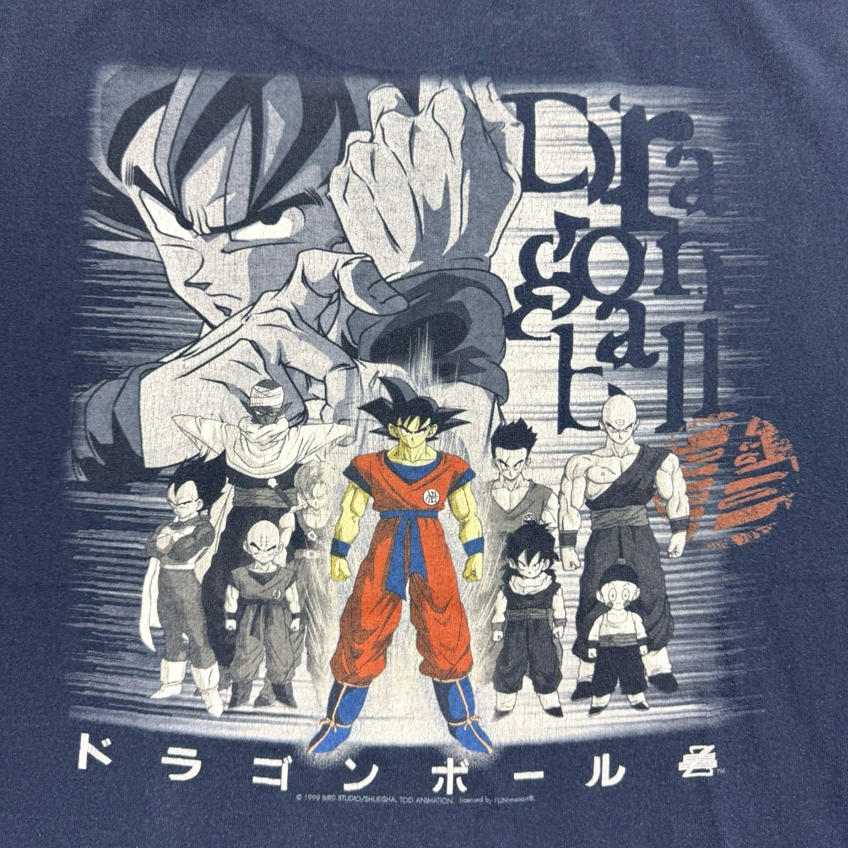Vintage VINTAGE Dragon Ball Z Shirt Adult Large Blue Graphic Print 90s Anime Goku Tee Mens L Size US L / EU 52-54 / 3 - 2 Thumbnail