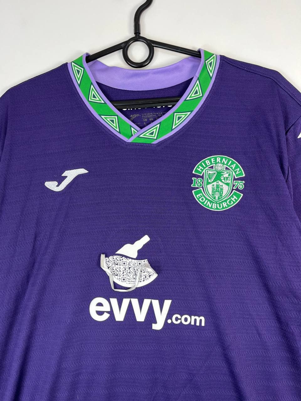 Joma Hibernian Fc Away Football Shirt Soccer Joma Kelland #32 L Size US L / EU 52-54 / 3 - 2 Thumbnail