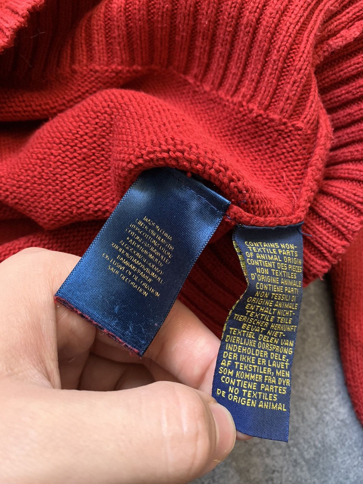 Polo Ralph Lauren × Vintage Vintage Polo Ralph Lauren Zip 1/4 Sweater Old Money Y2K Size US XL / EU 56 / 4 - 15 Thumbnail