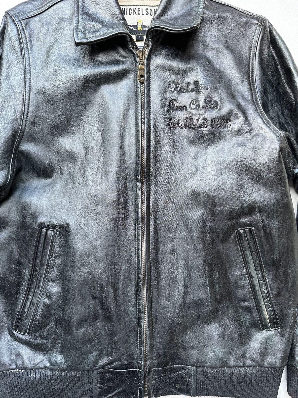 Designer × Vintage vintage selfmade leather jacket Size US S / EU 44-46 / 1 - 3 Thumbnail