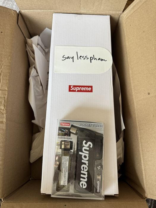 Supreme SUPREME RED BOX LOGO LAMP ! | Grailed