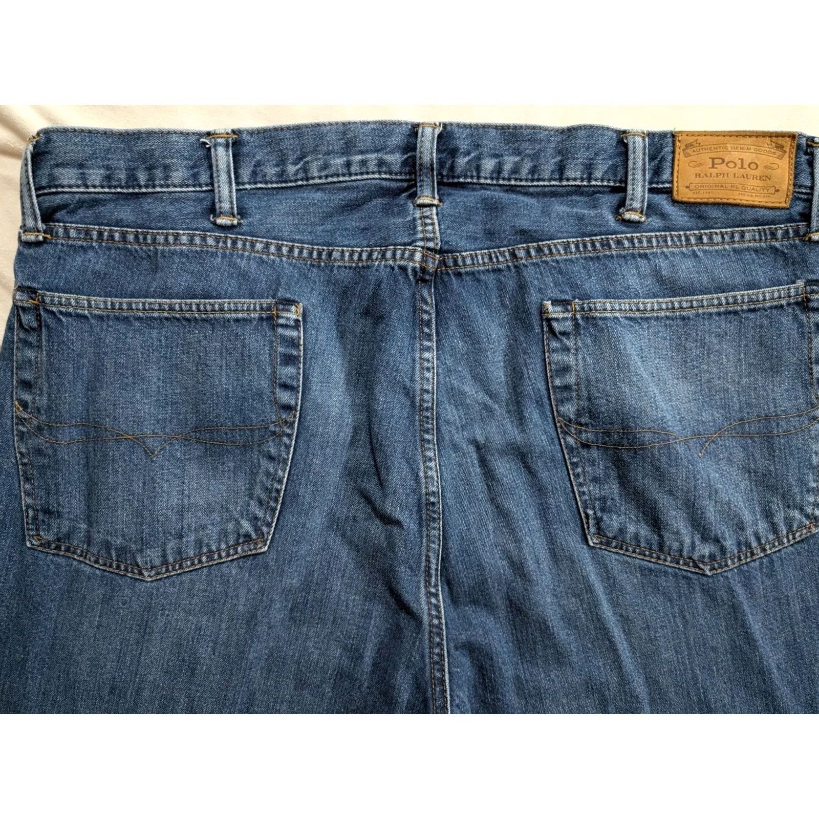 Polo Ralph Lauren Polo Ralph Lauren Jeans Slim Straight Varick Blue 40x32 Men’s Denim Vintage No Size US L / EU 52-54 / 3 - 7 Thumbnail