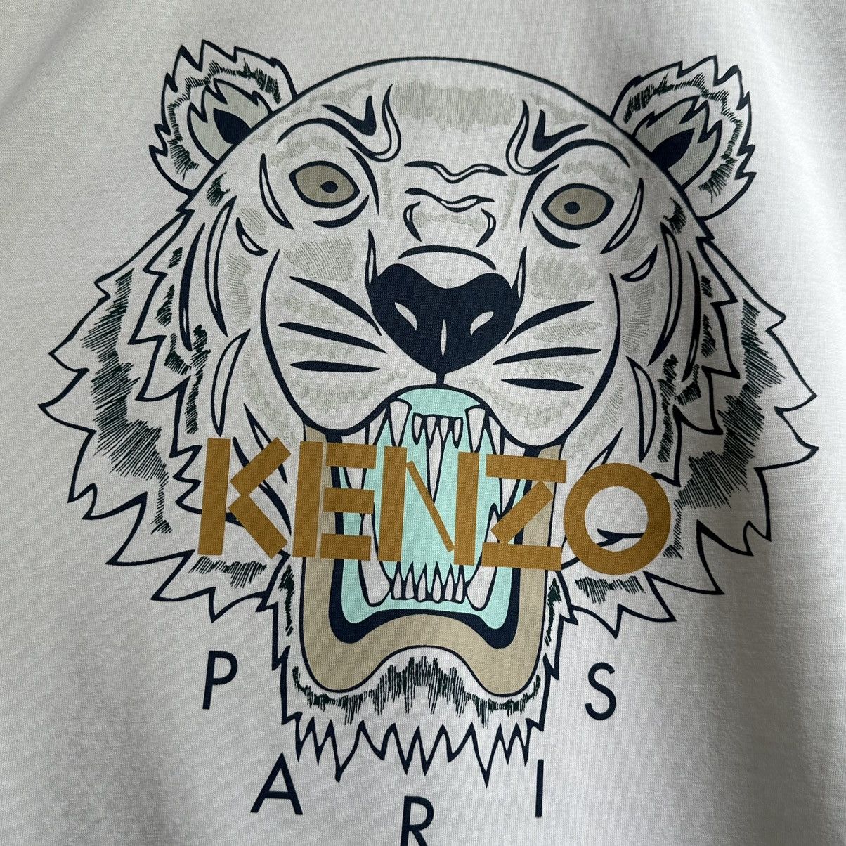 Kenzo KENZO PARIS TIGER BIG LOGO TEE Size US M / EU 48-50 / 2 - 4 Thumbnail