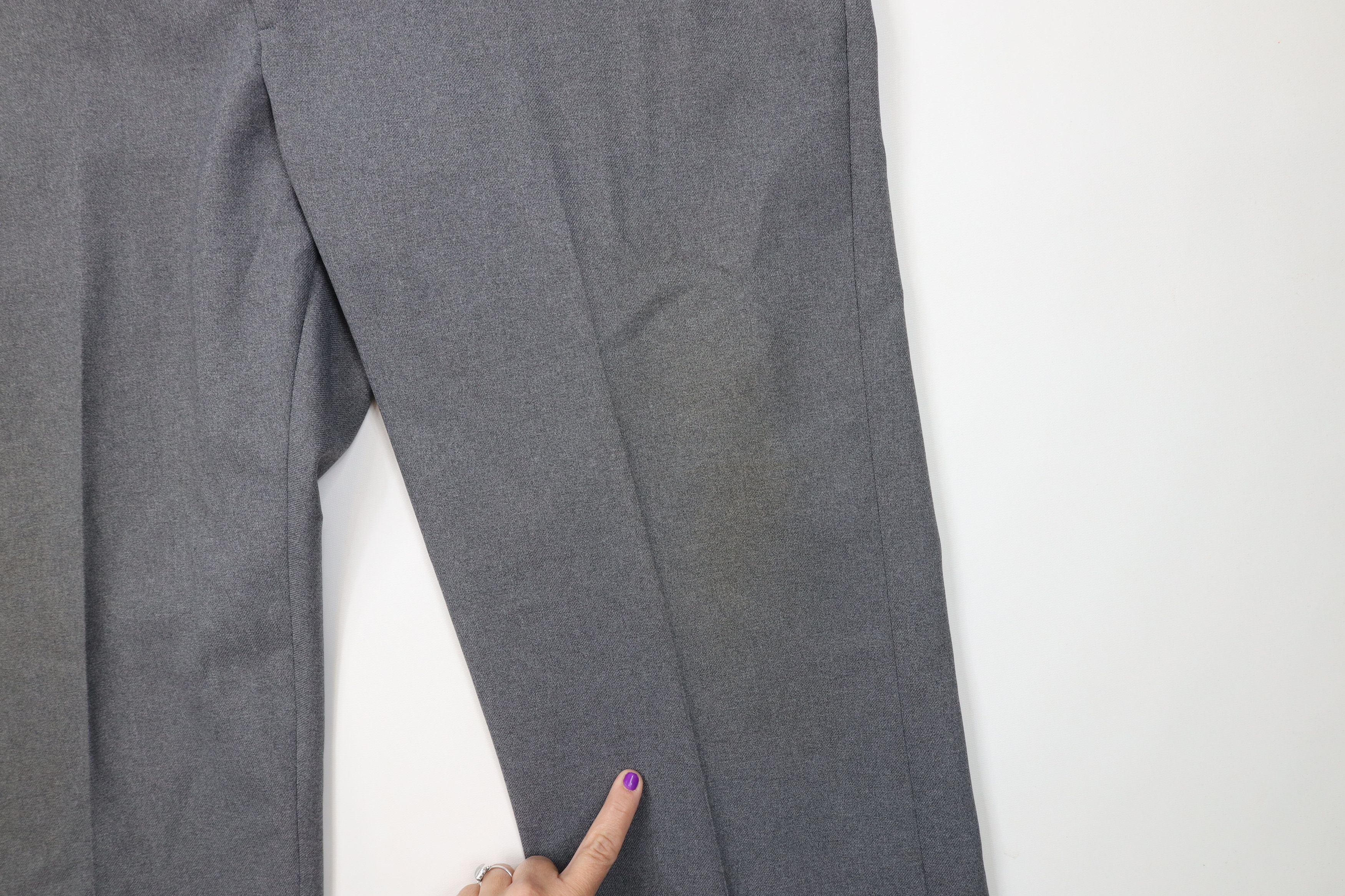 Vintage Vintage 70s Streetwear Flared Wide Leg Chino Pants Gray USA Size US 44 / EU 60 - 5 Thumbnail